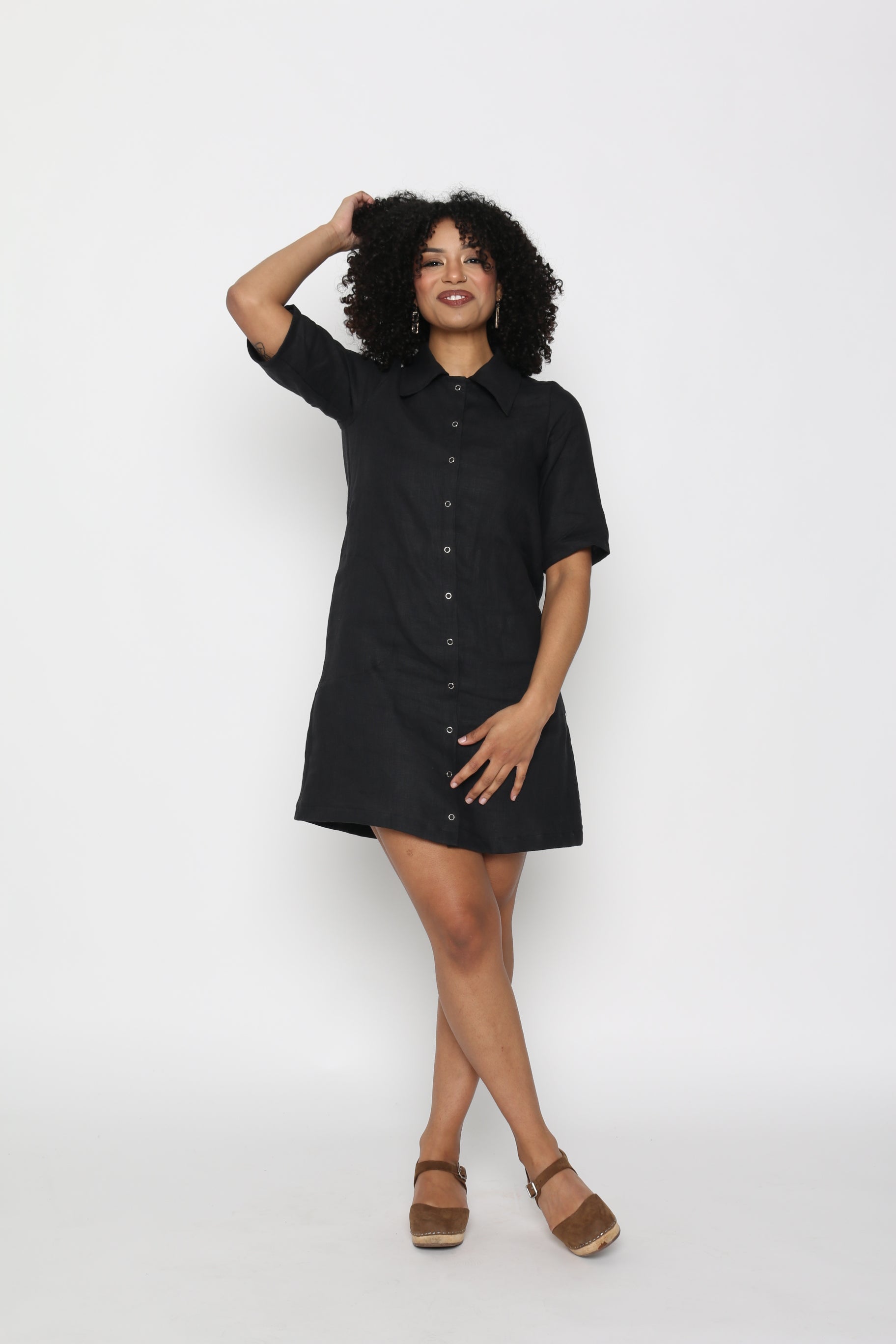 Revolution Dress in Black – Conscious Clothing
