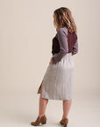 Amanda is wearing a size S.
