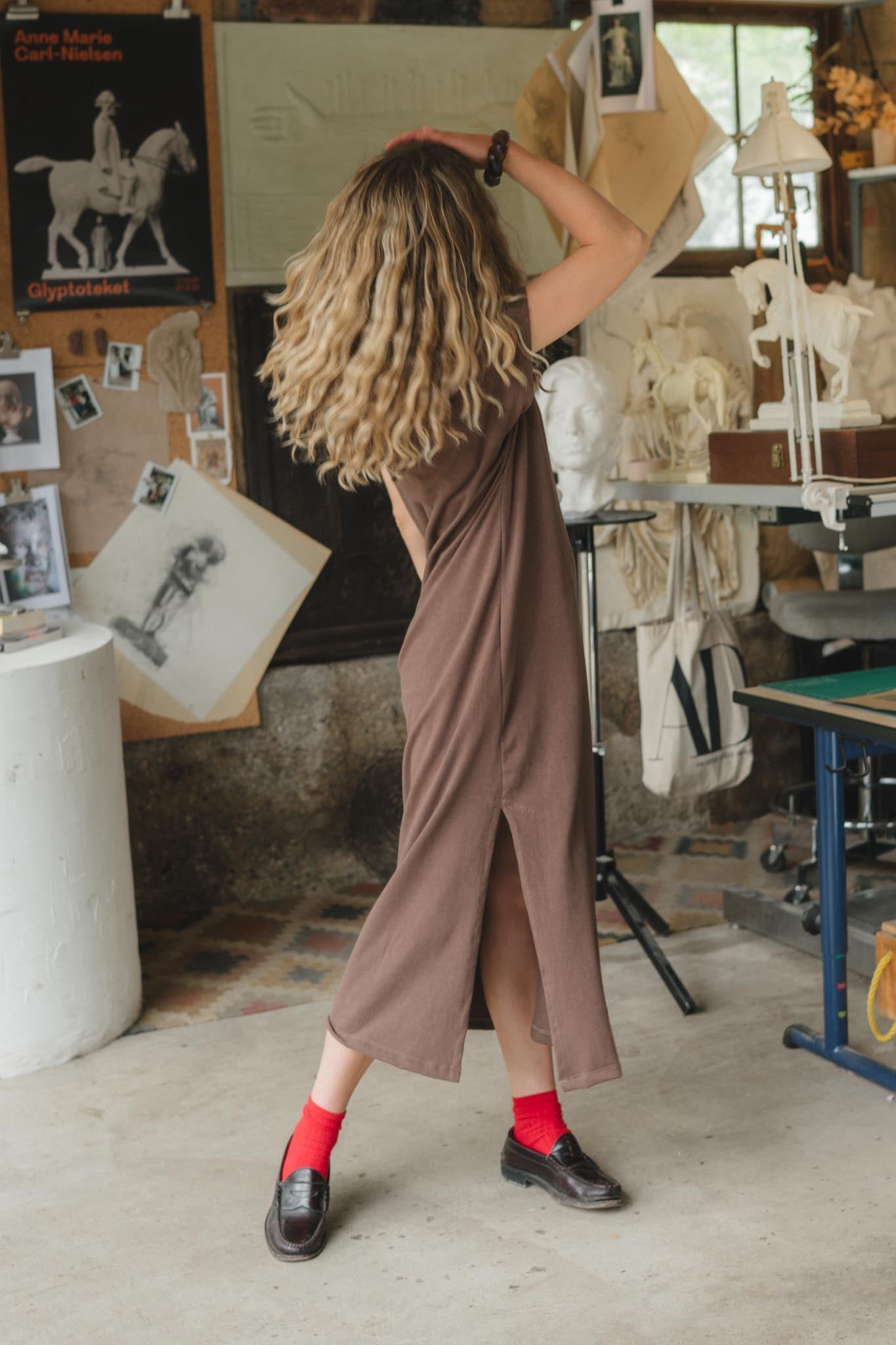 cairo dress in beige product info and reviews Ethereal Aura Beige Maxi Dress