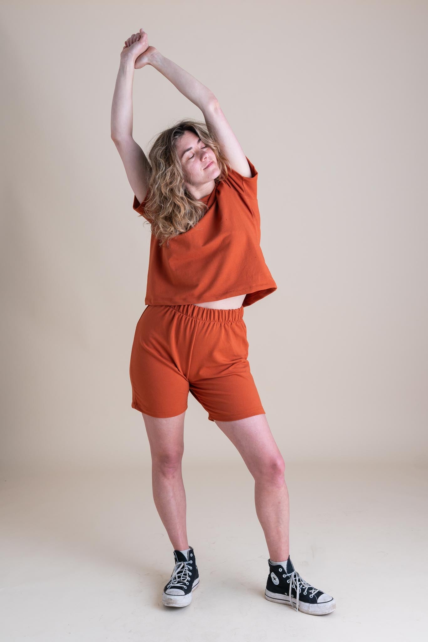 Jayne Shorts in Persimmon