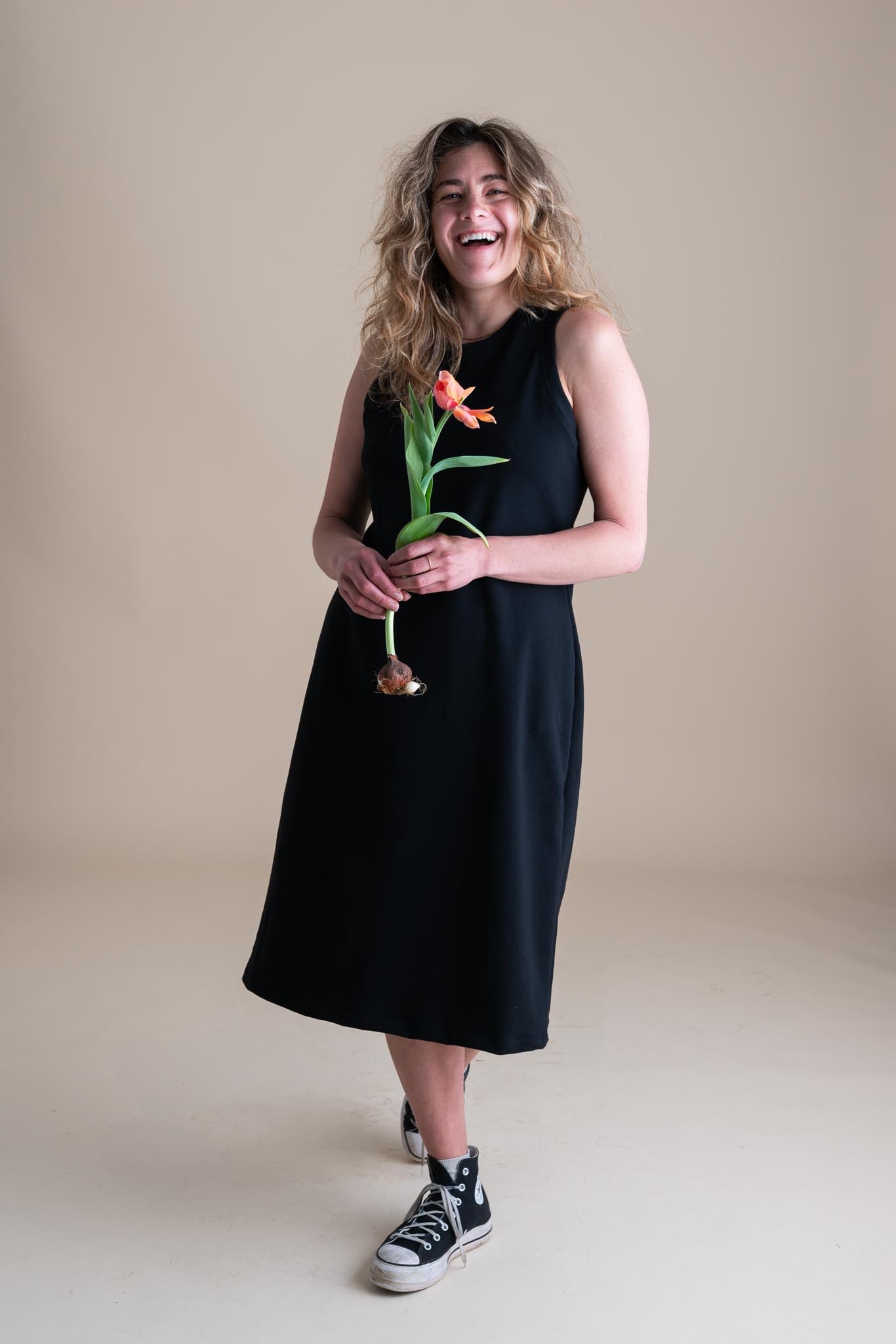 Serena Dress in Licorice