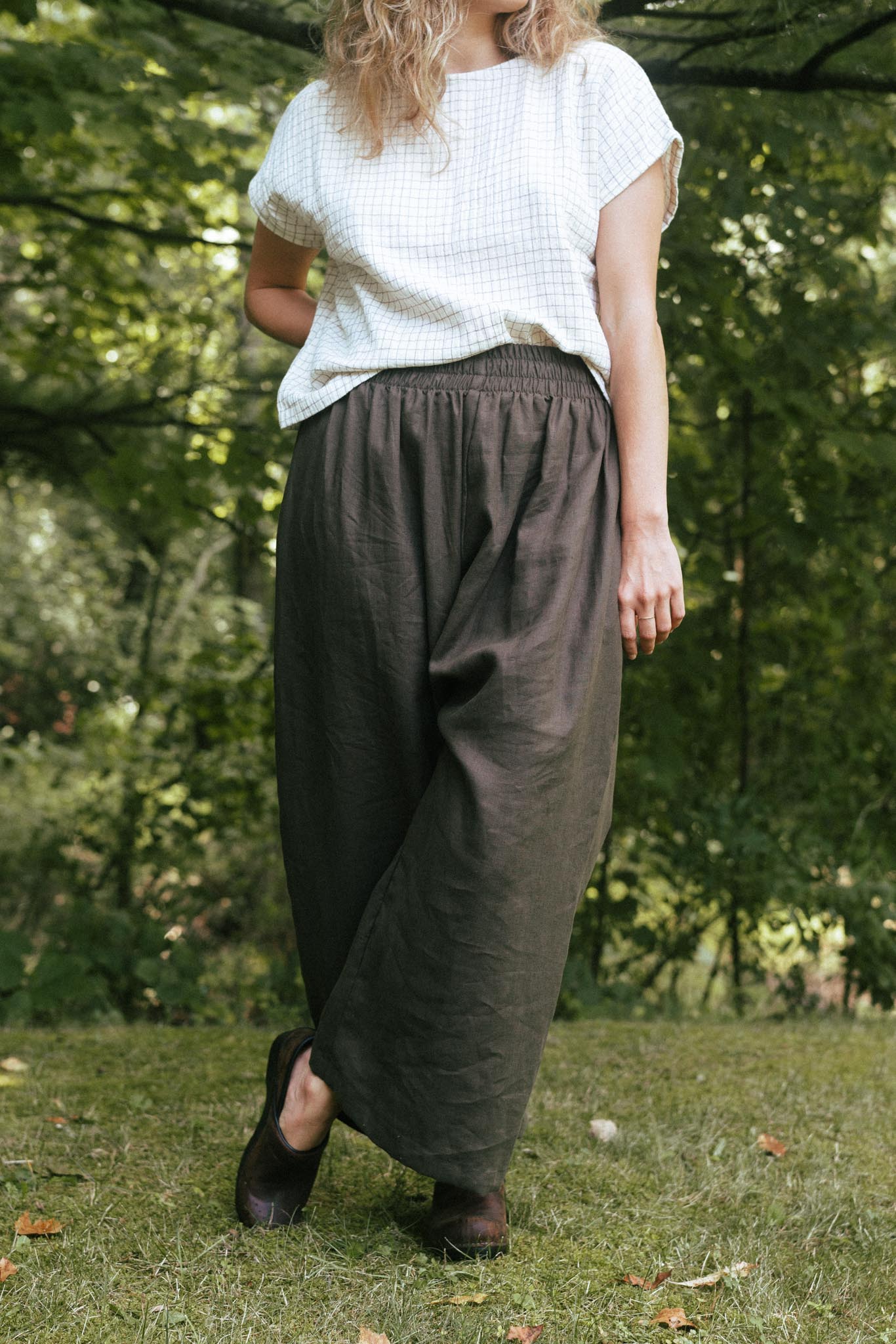 Weekend Pants (Updated) in Lichen