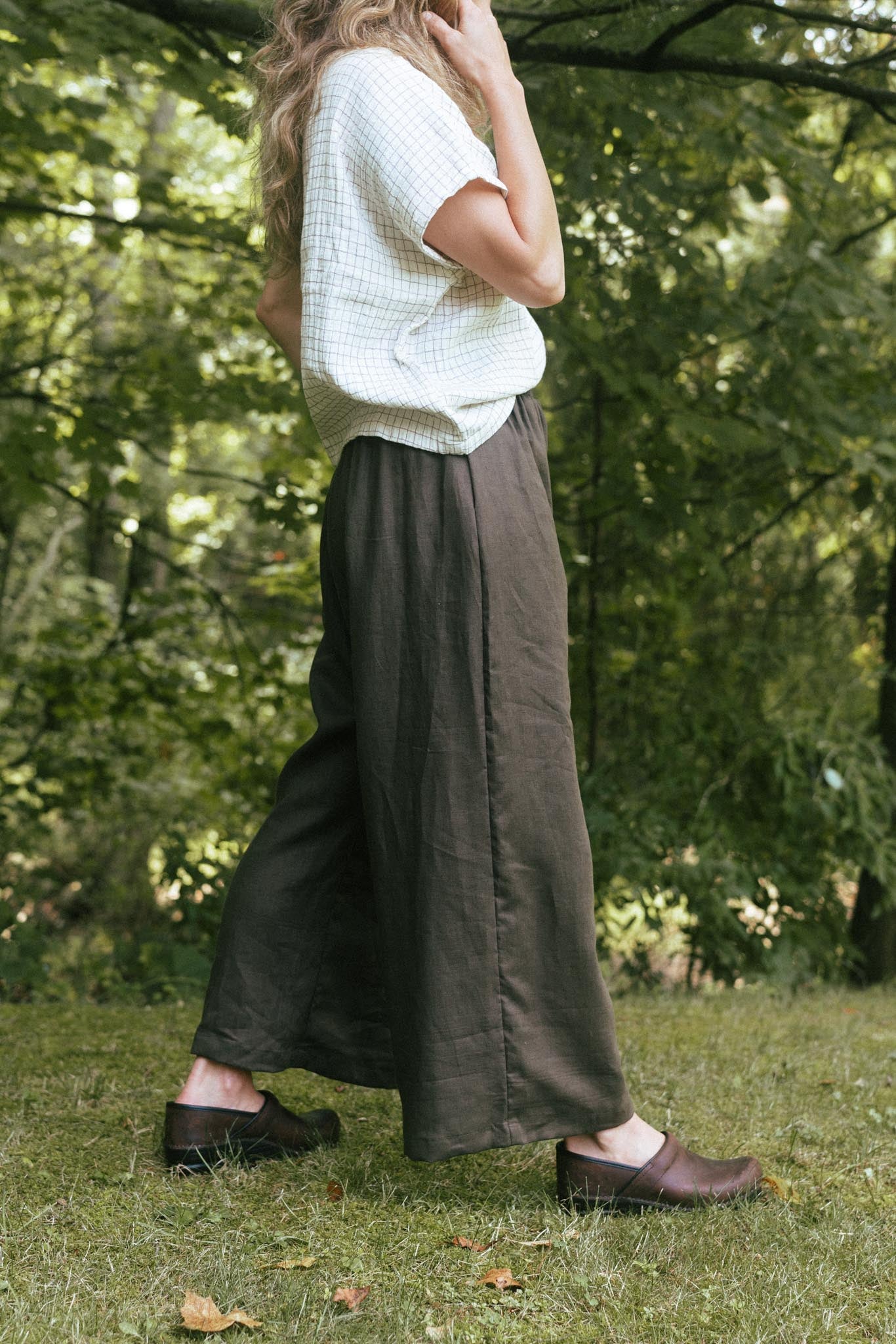 Weekend Pants (Updated) in Lichen