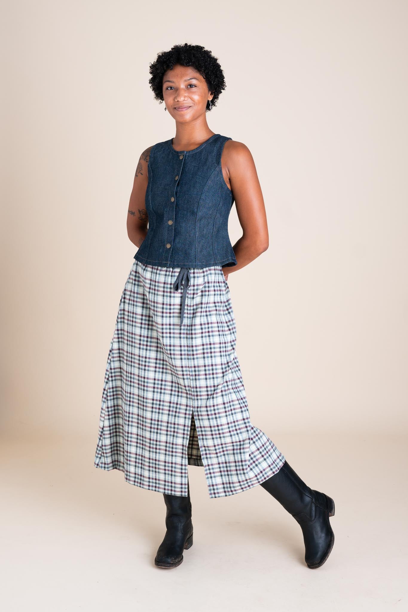 Esme Skirt (Updated) in Grove