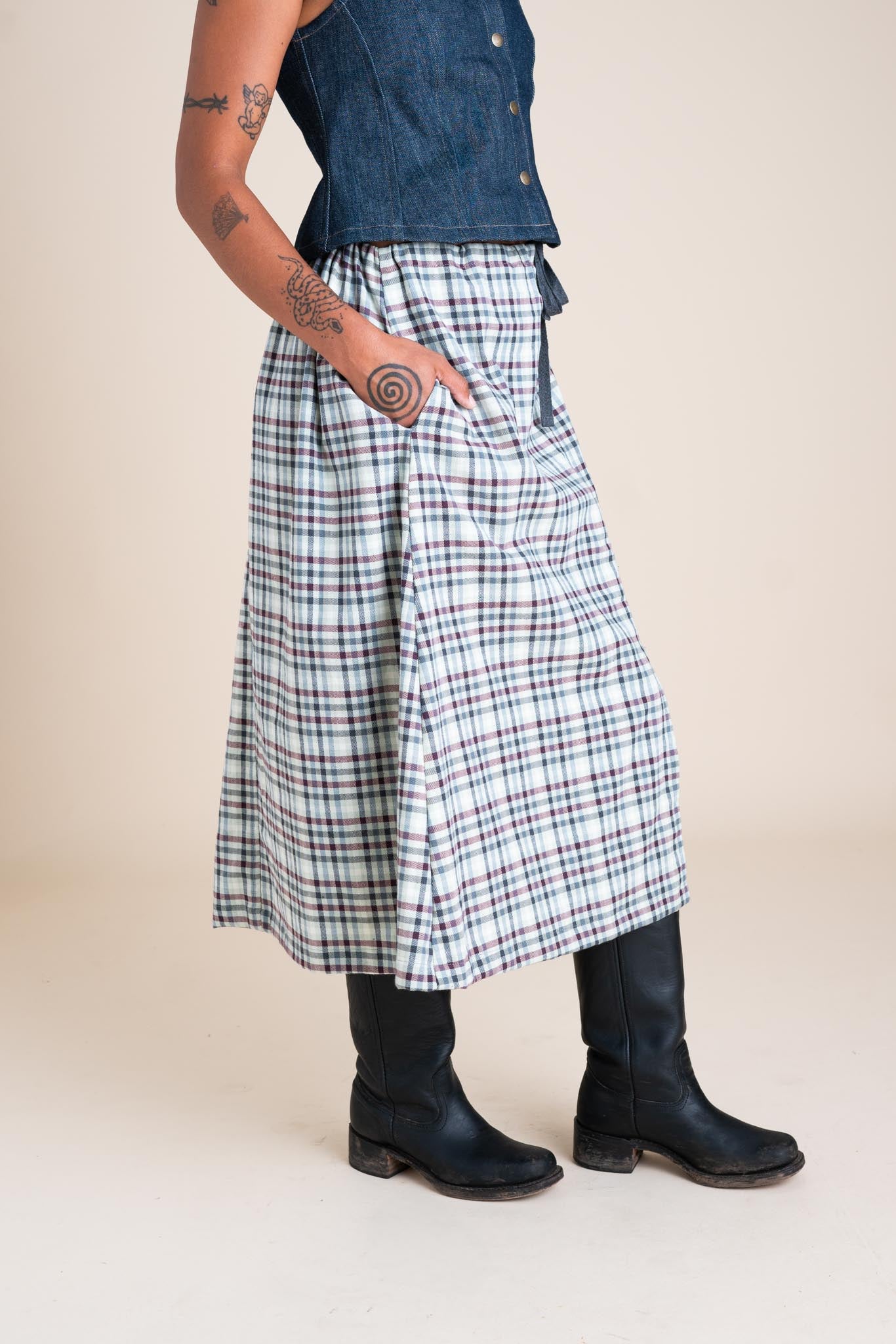 Esme Skirt (Updated) in Grove