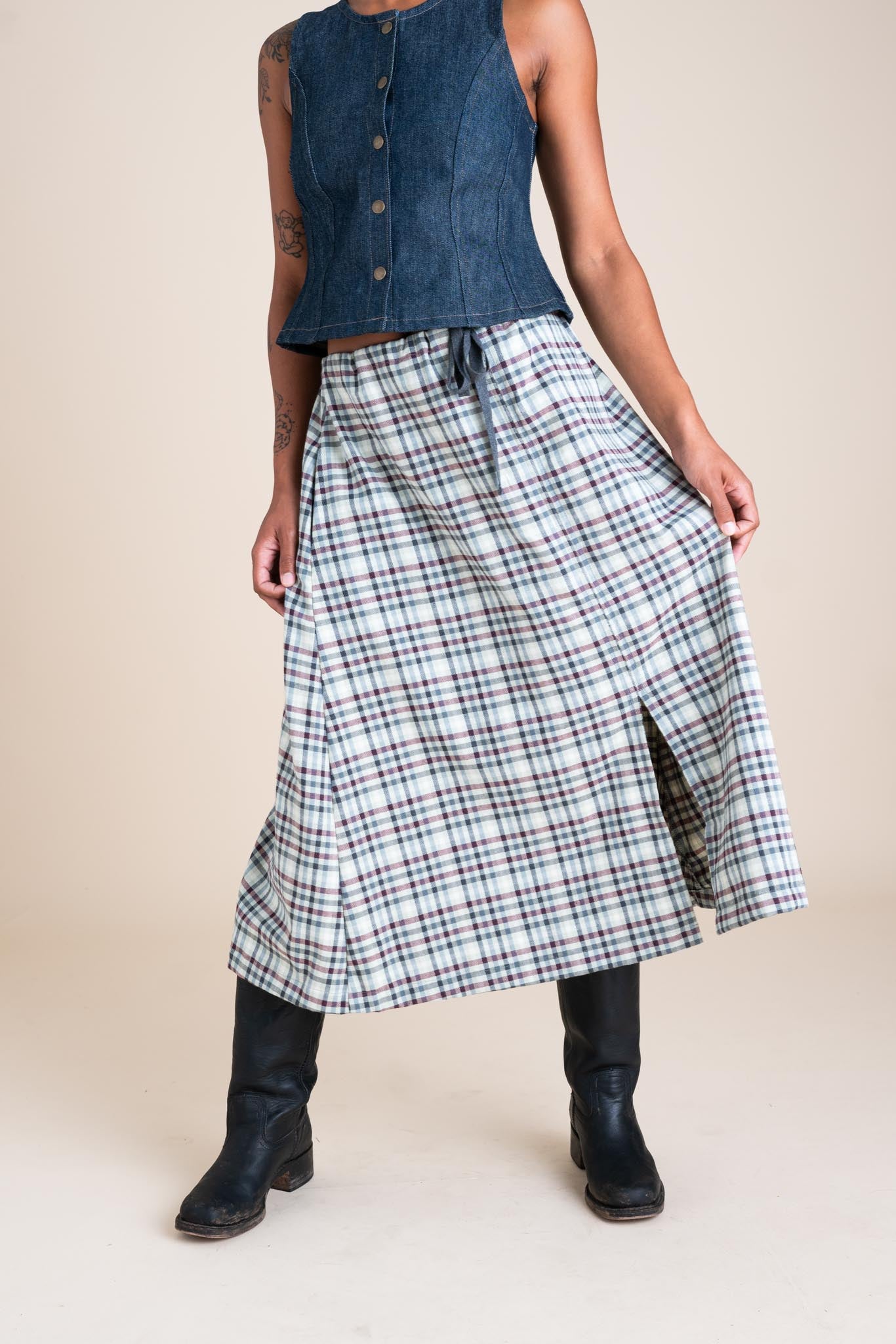 Esme Skirt (Updated) in Grove