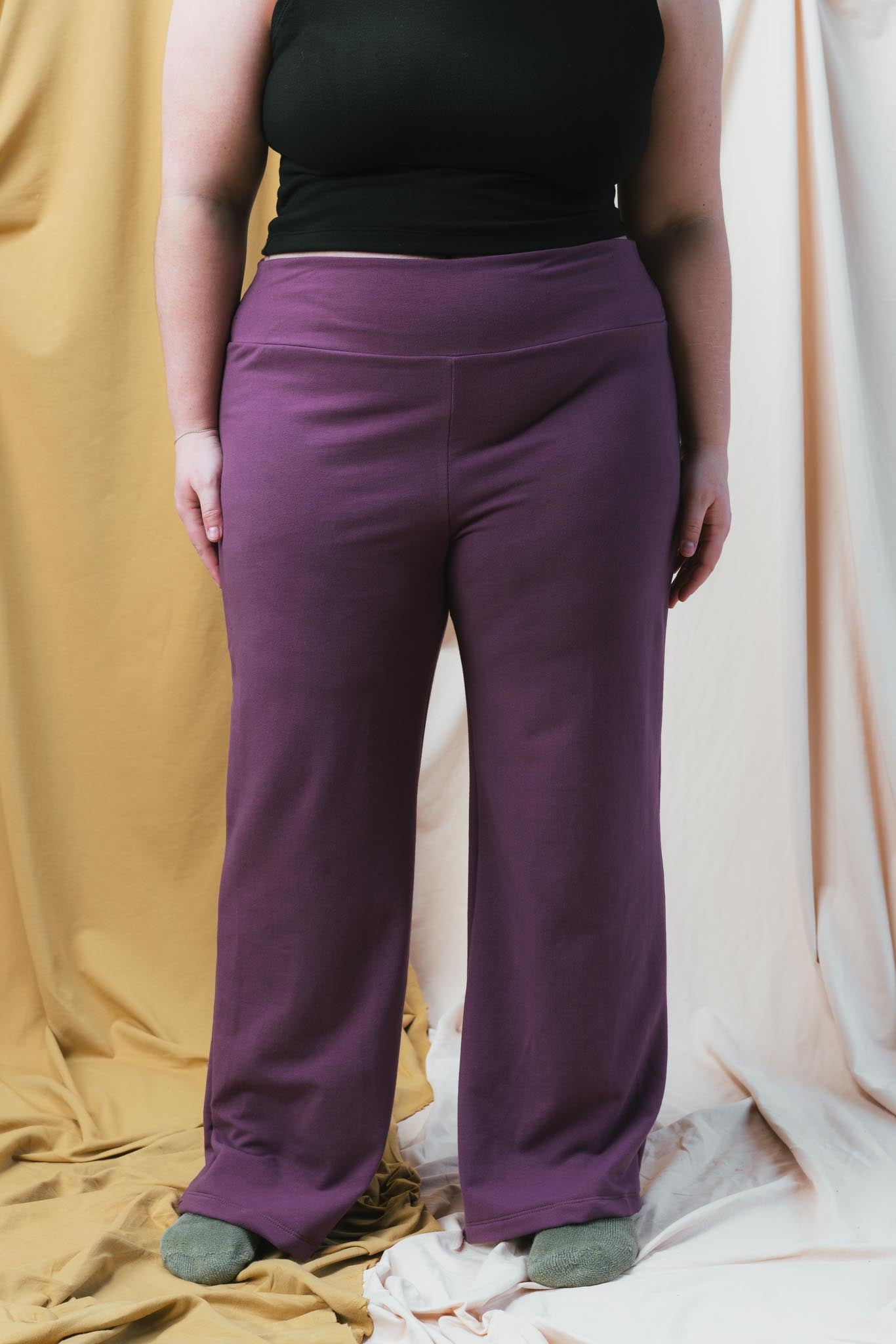 Eleanor Pants (Updated) in Plum