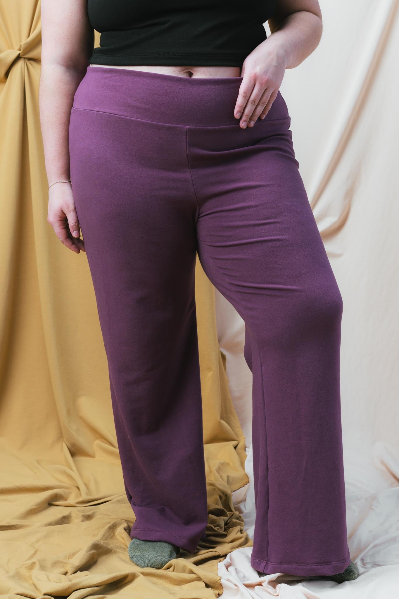 Eleanor Pants (Updated) in Plum