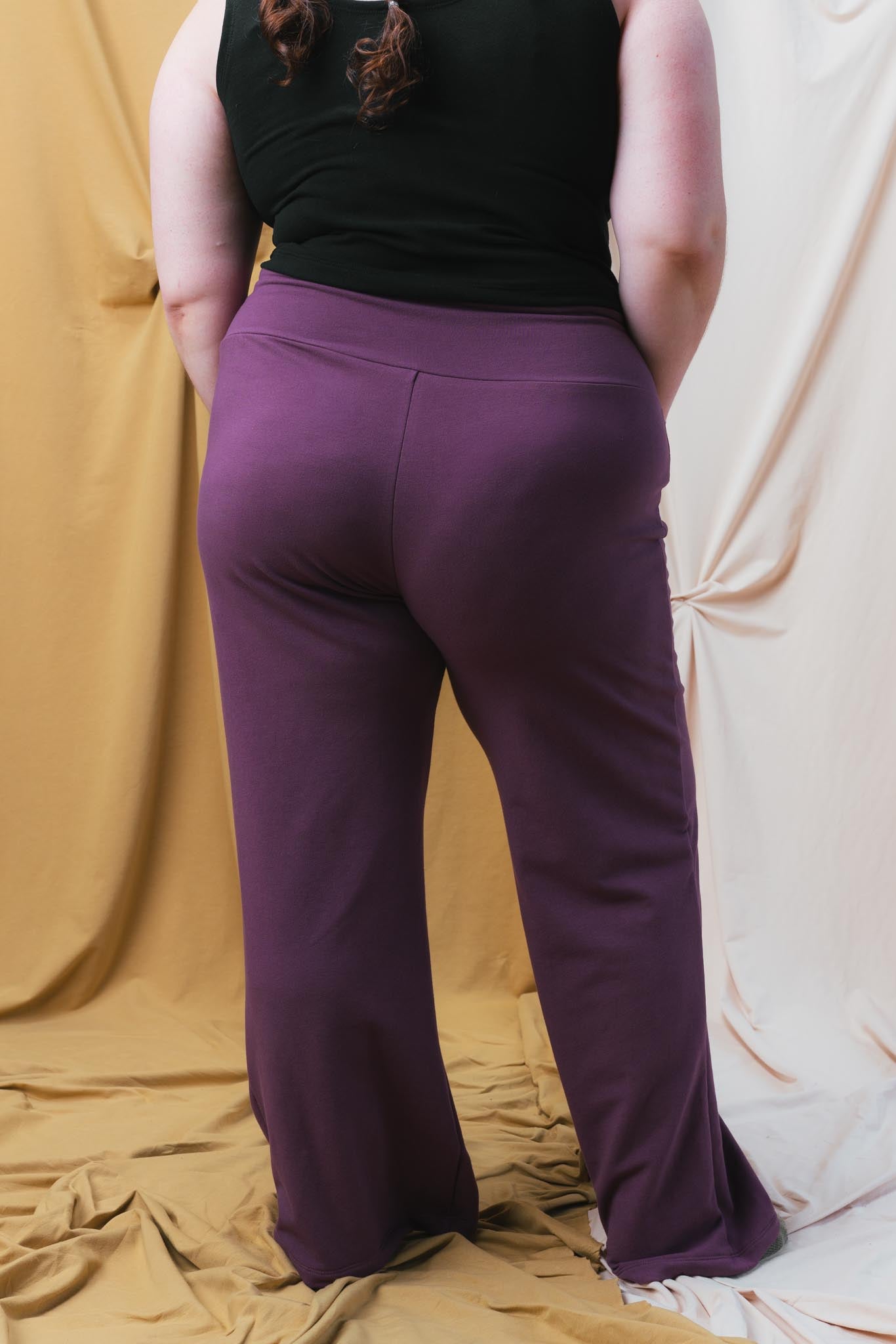 Eleanor Pants (Updated) in Plum