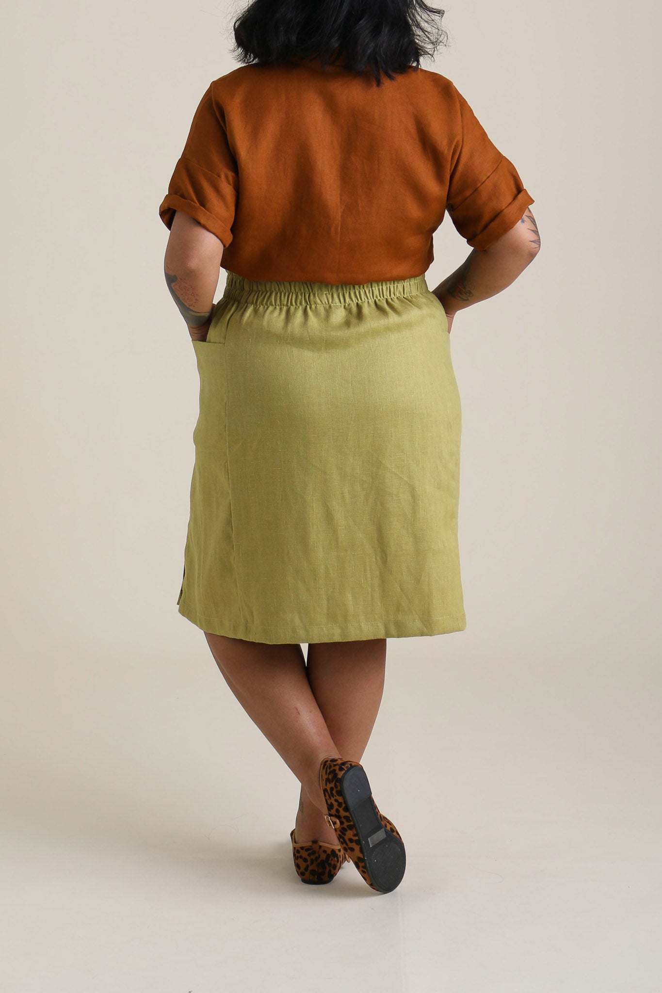 Cedar Skirt in Citrus