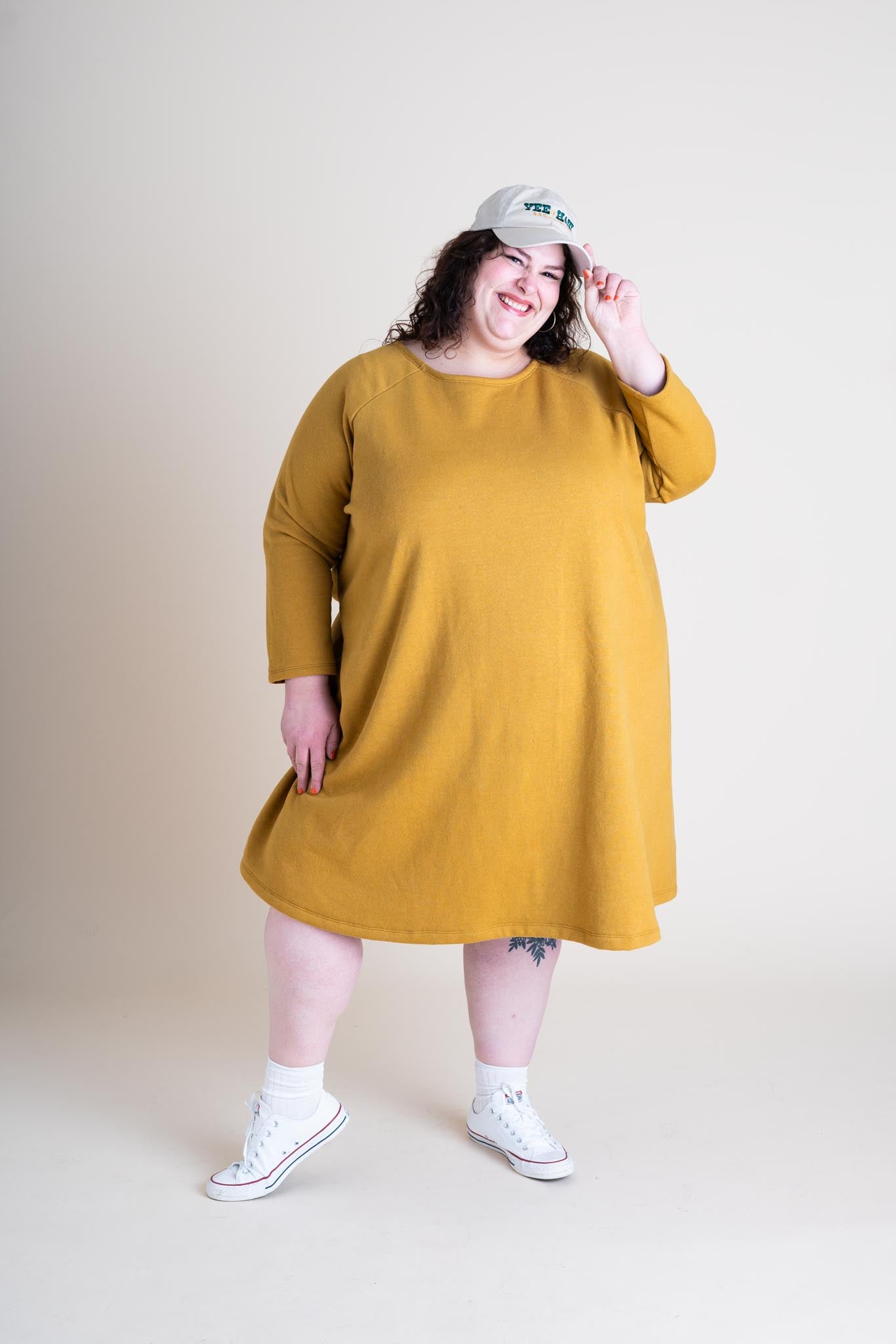 Cabin Dress in Goldenrod M Cabin Dress in Goldenrod M