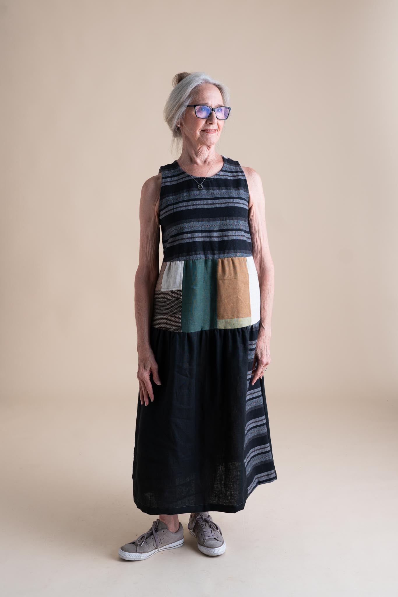 Brunch Dress XS in Patchwork