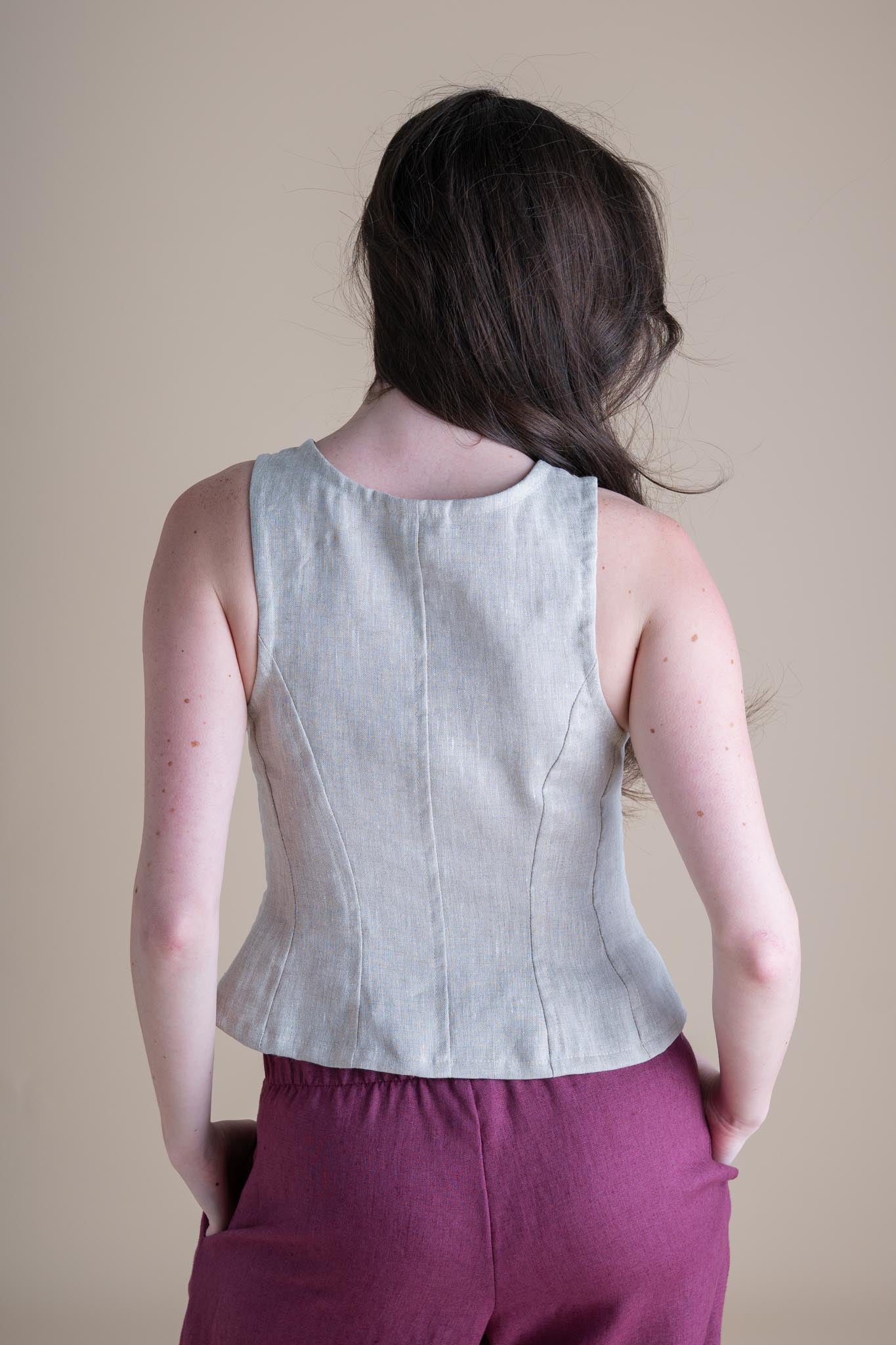 Katherine Vest (Updated) in Sand Dollar