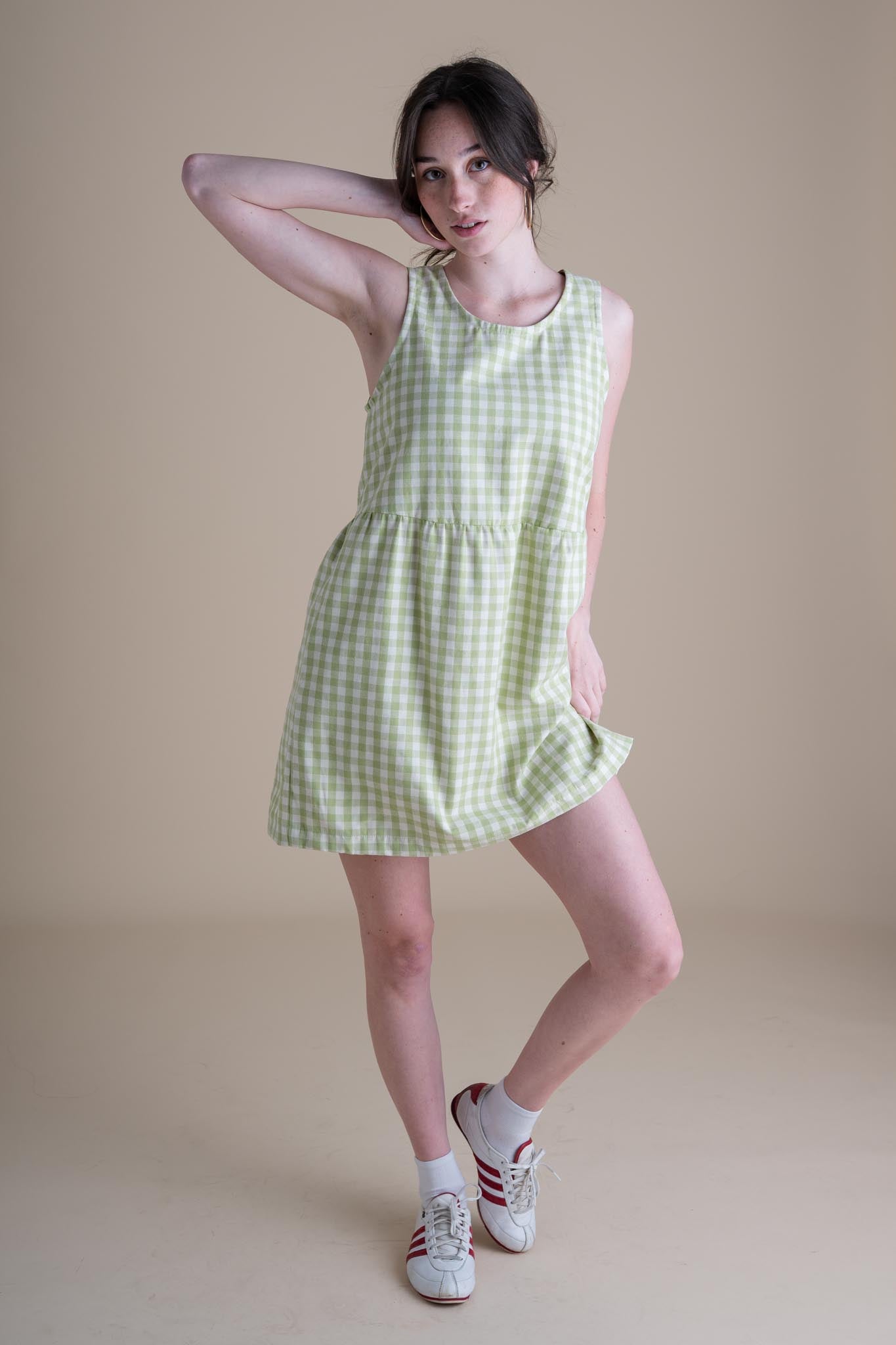 Sassafras Dress (Updated) in Honeydew