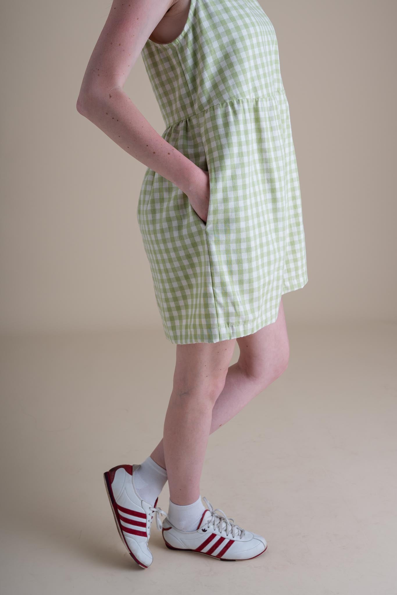 Sassafras Dress (Updated) in Honeydew