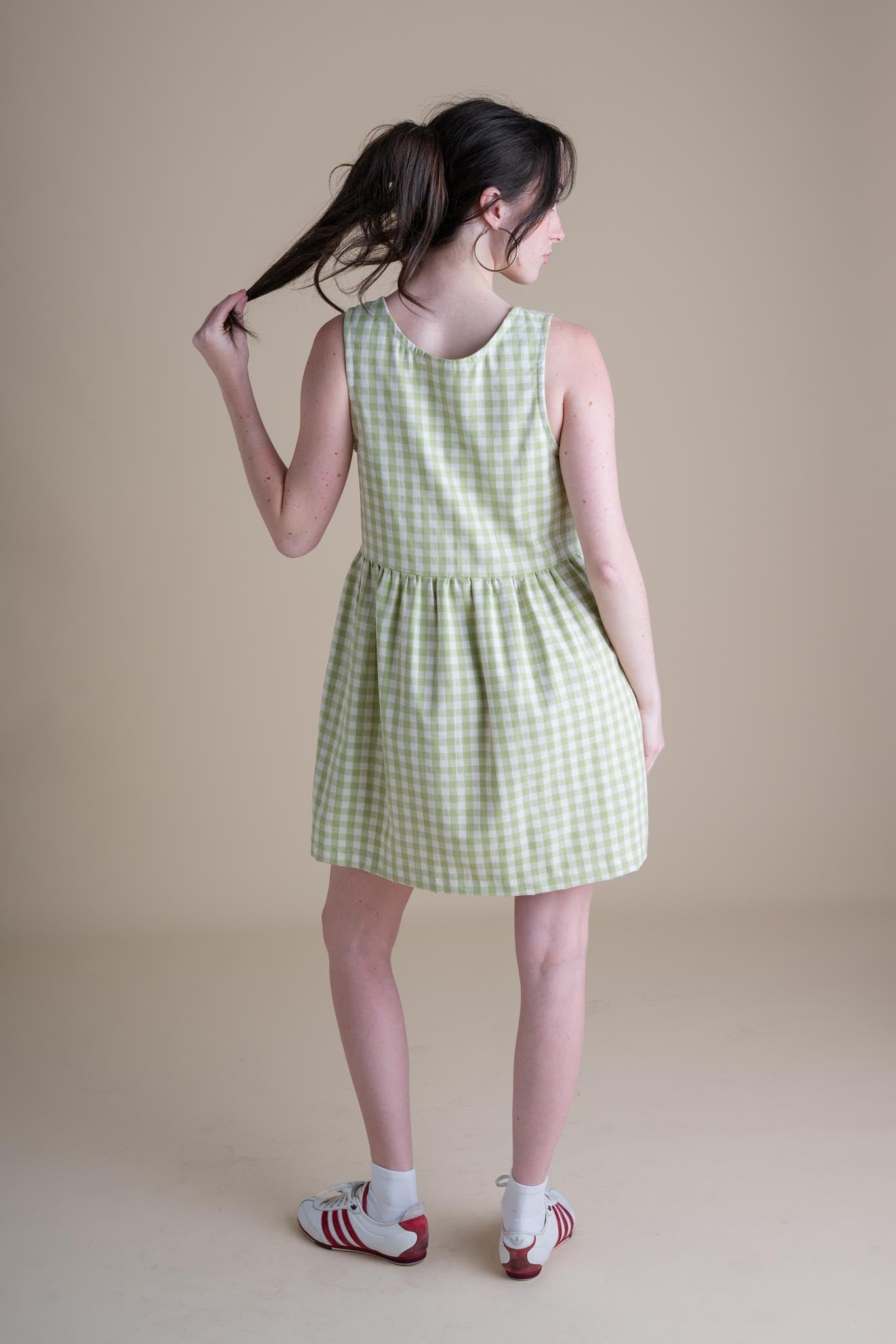 Sassafras Dress (Updated) in Honeydew