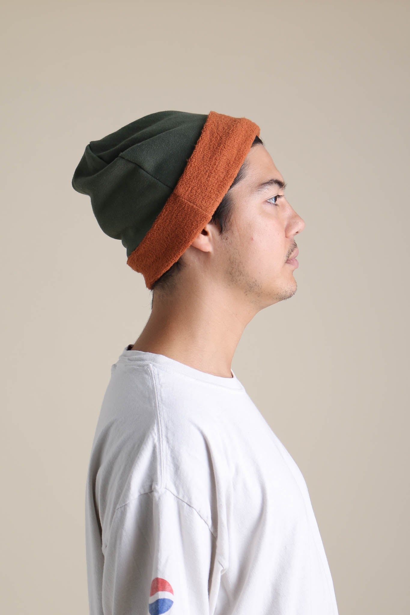 Equinox Beanie in Forest/Rust