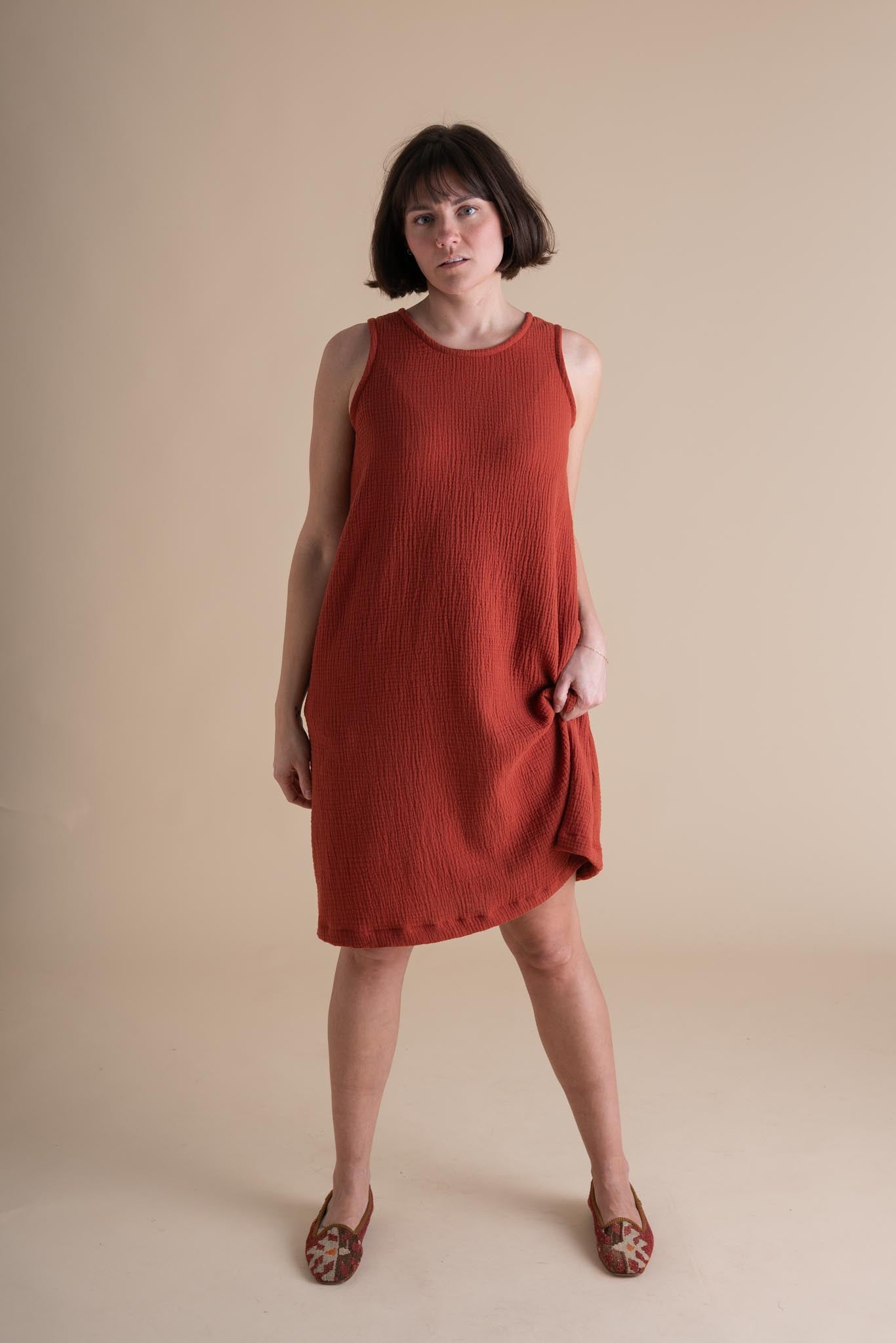 Field Dress (Updated) in Saffron XXS