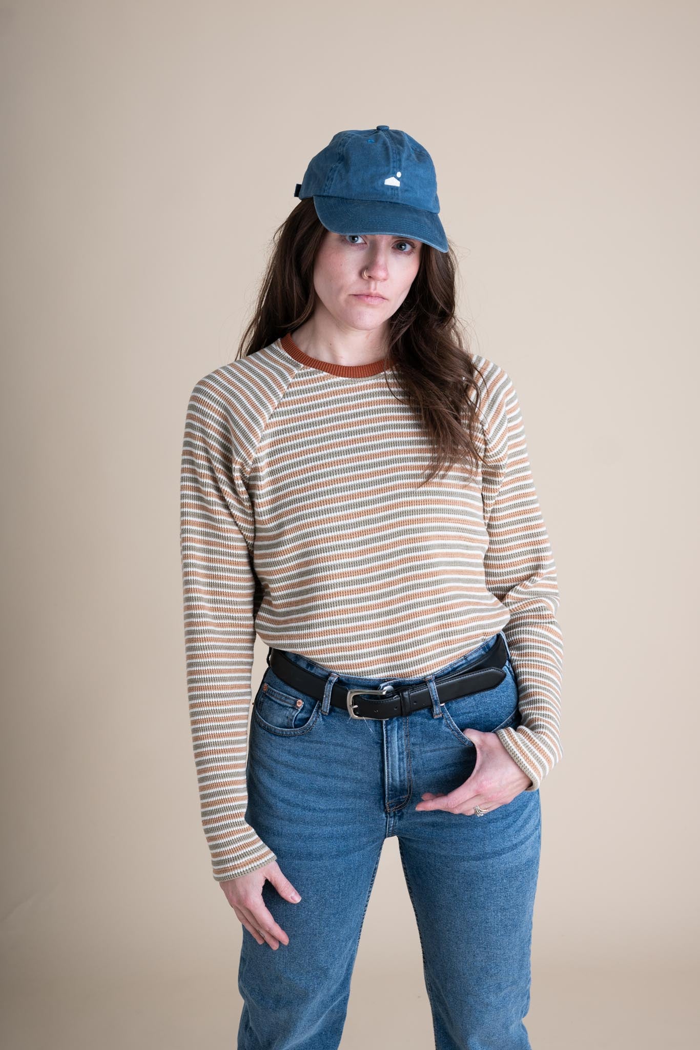 Union Top in Desert Stripe