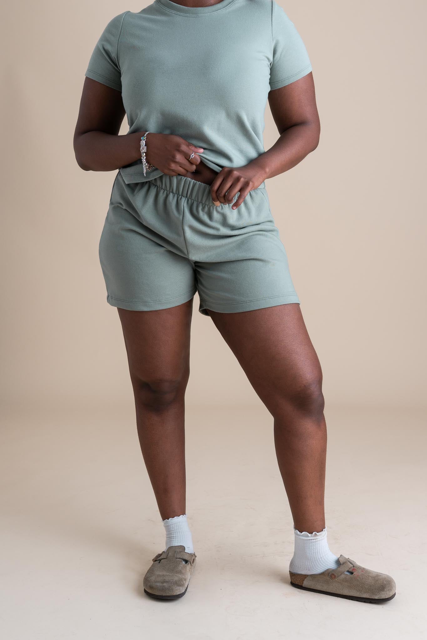 Jayne Shorts in Pistachio