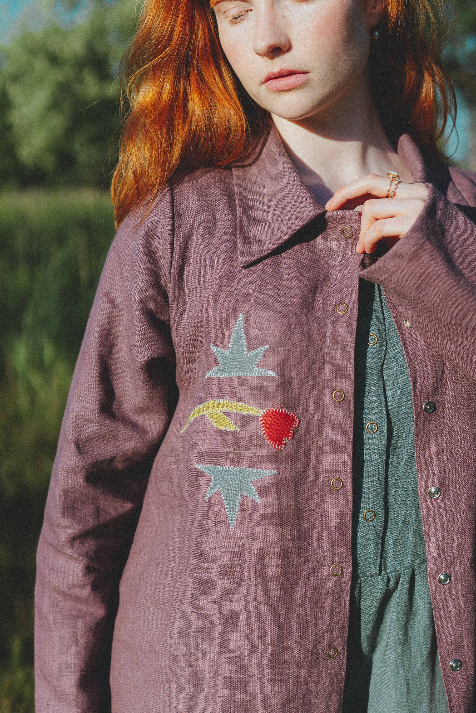 Highland Jacket in Red Hat Creative