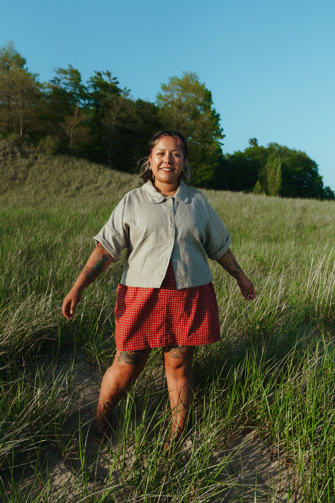 Ruthie Top in Pebble