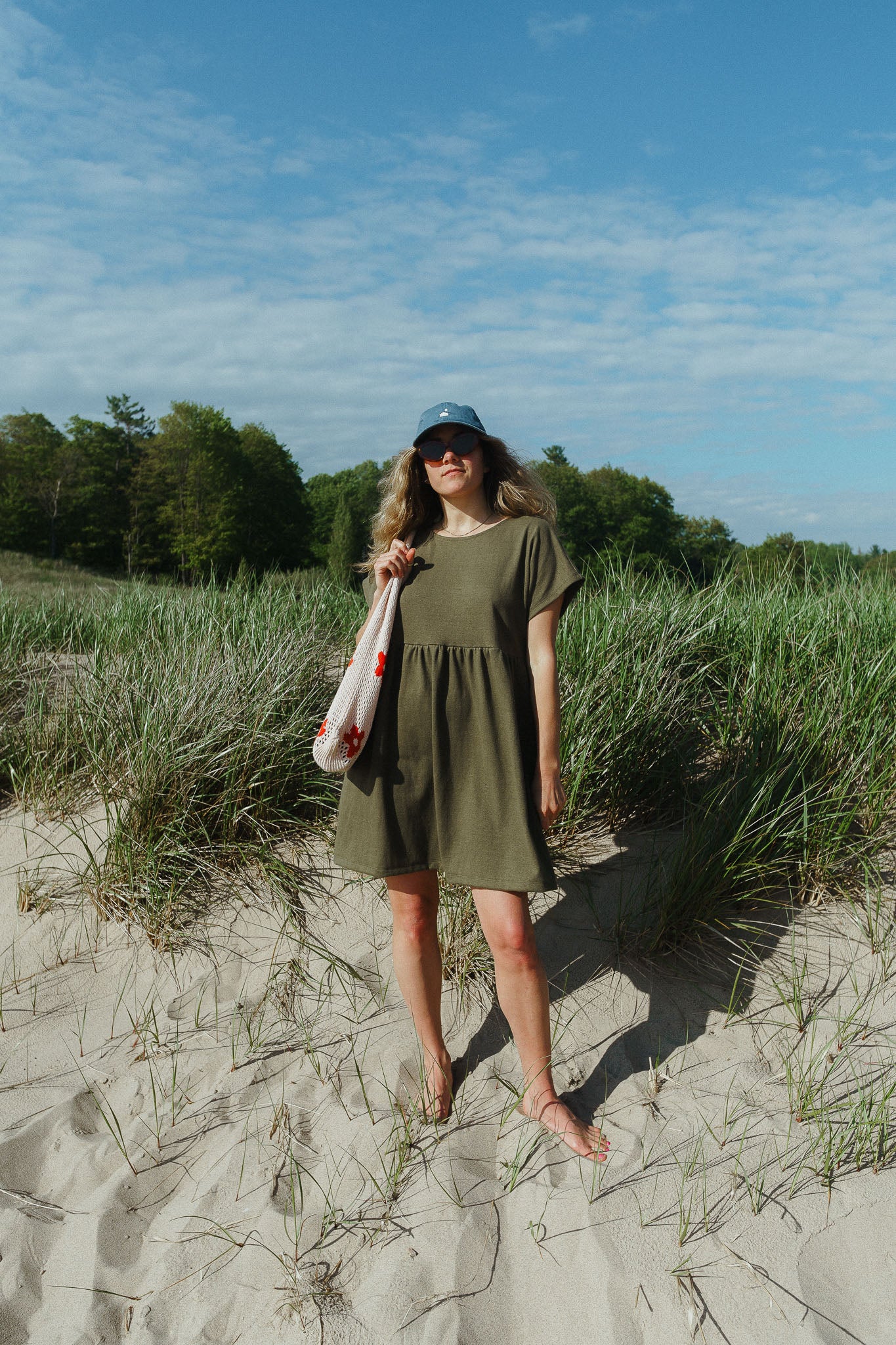 Porch Dress in Patina  Conscious Clothing