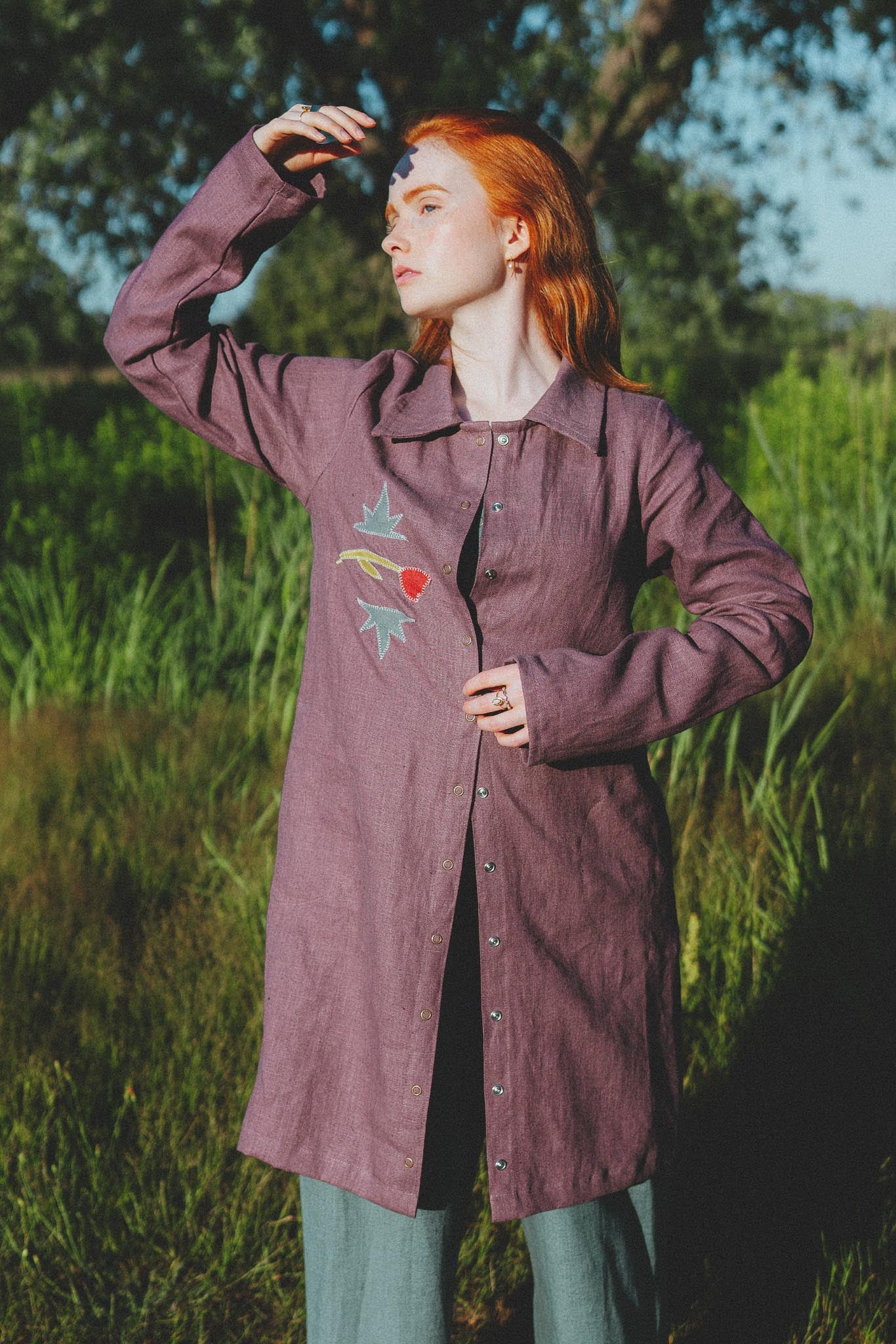 Highland Jacket in Red Hat Creative