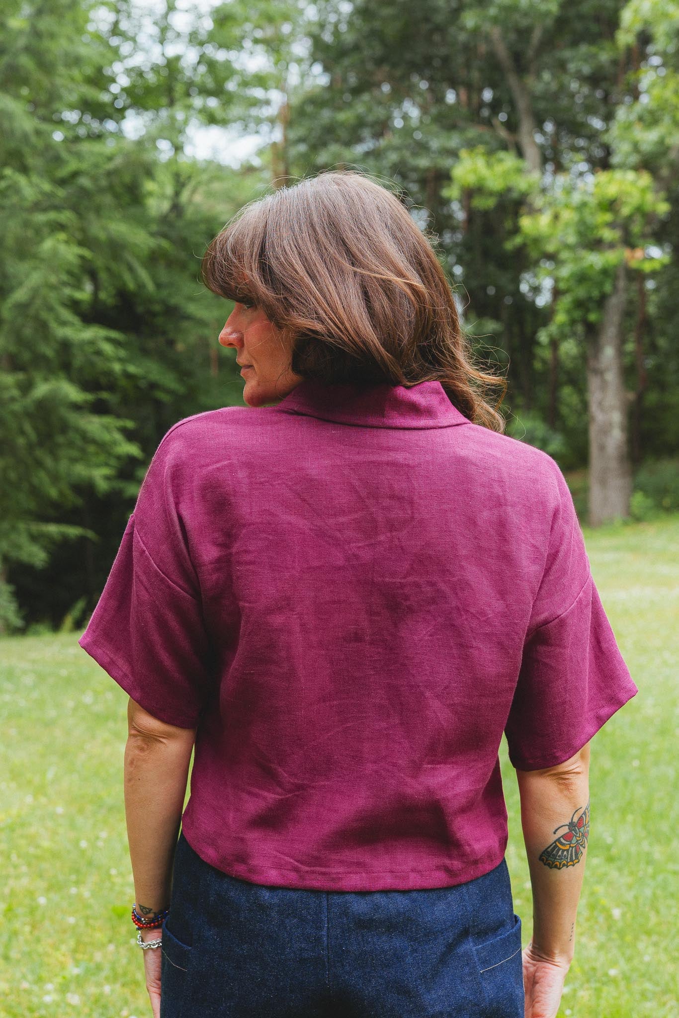 Ruthie Top in Red Hat Creative