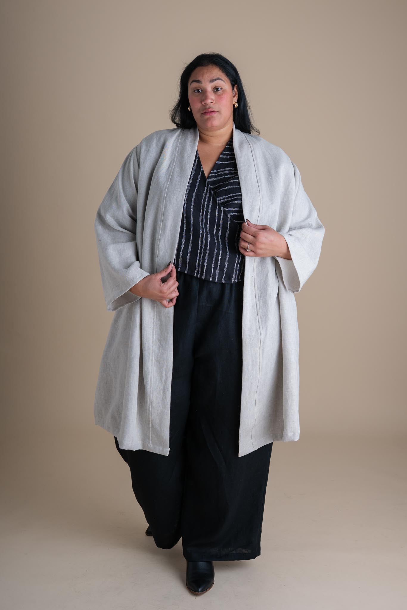Mariela Duster in Sand Dollar
