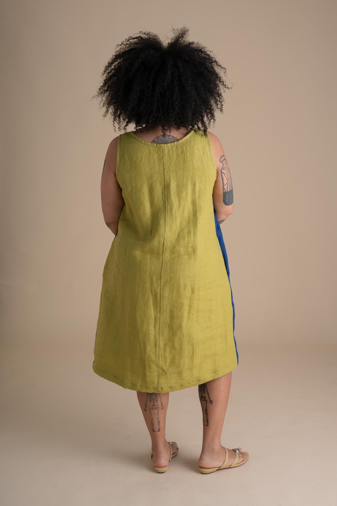 Field Dress (Updated) in Kingfisher Citrus