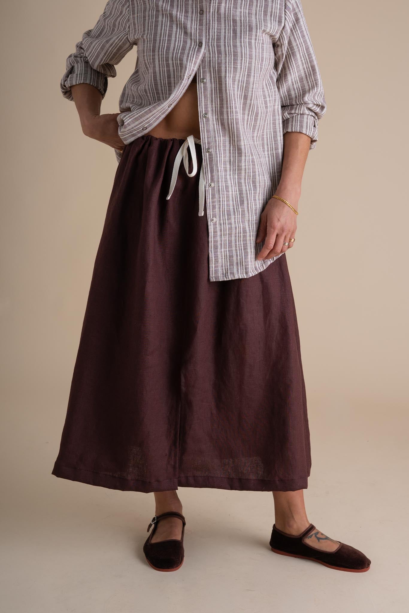 Esme Skirt (Updated) in Mulberry