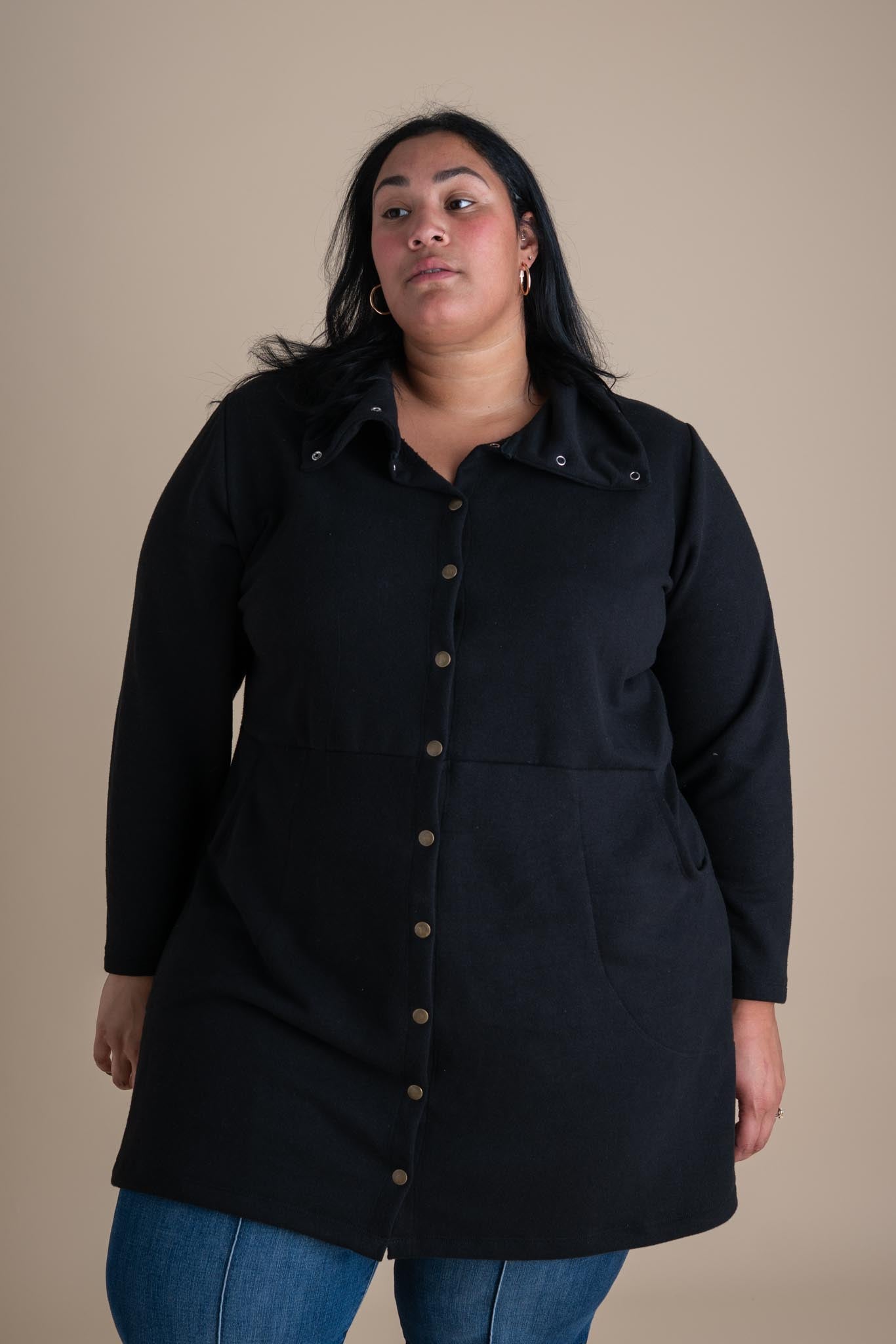 Larrissa is wearing a size 3.