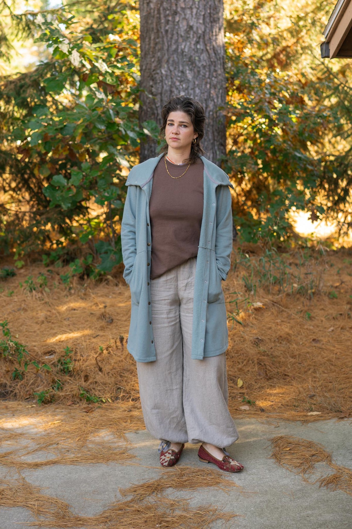 Vesper Pants in Pebble