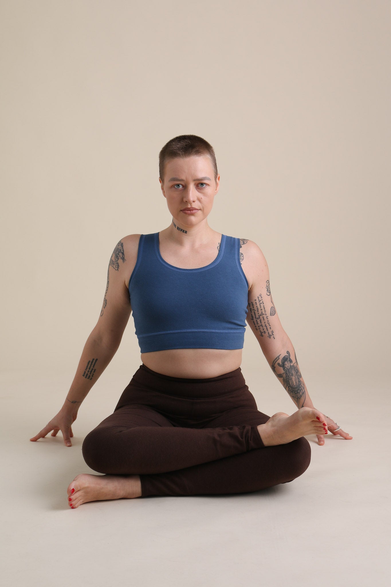 Yoga Bralette in Azure – Conscious Clothing