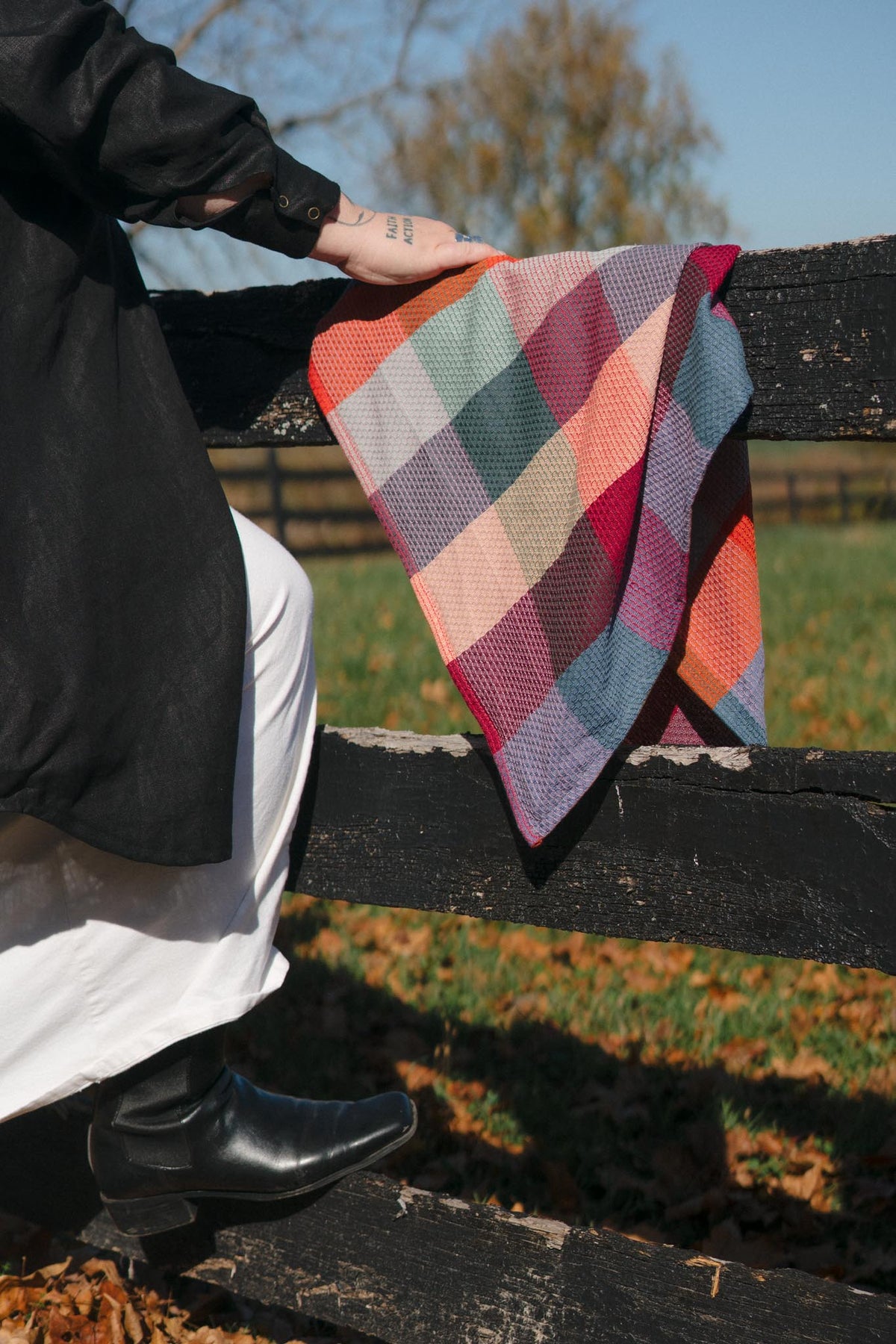Scarf in Sangria