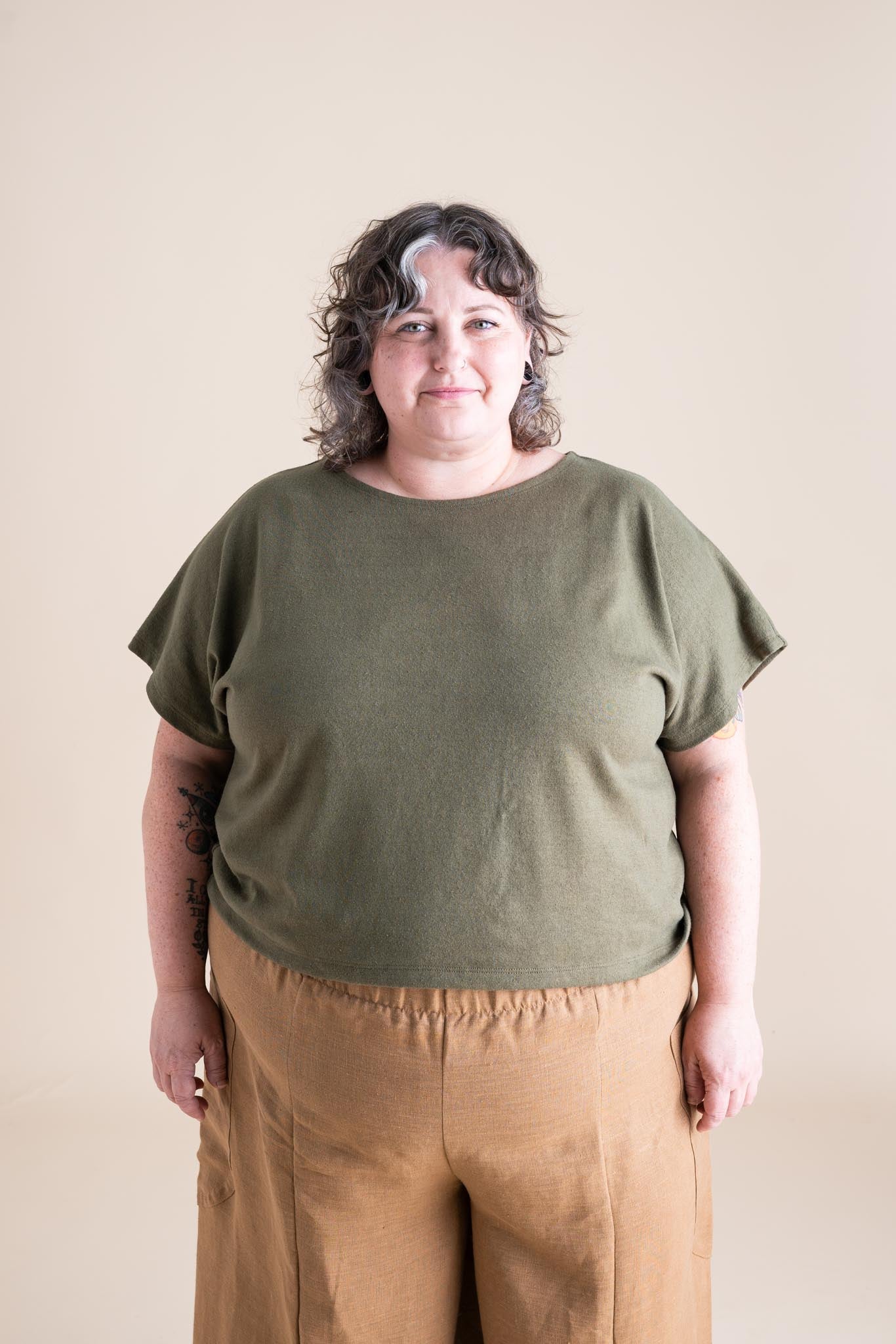 Saturday Tee in Moss