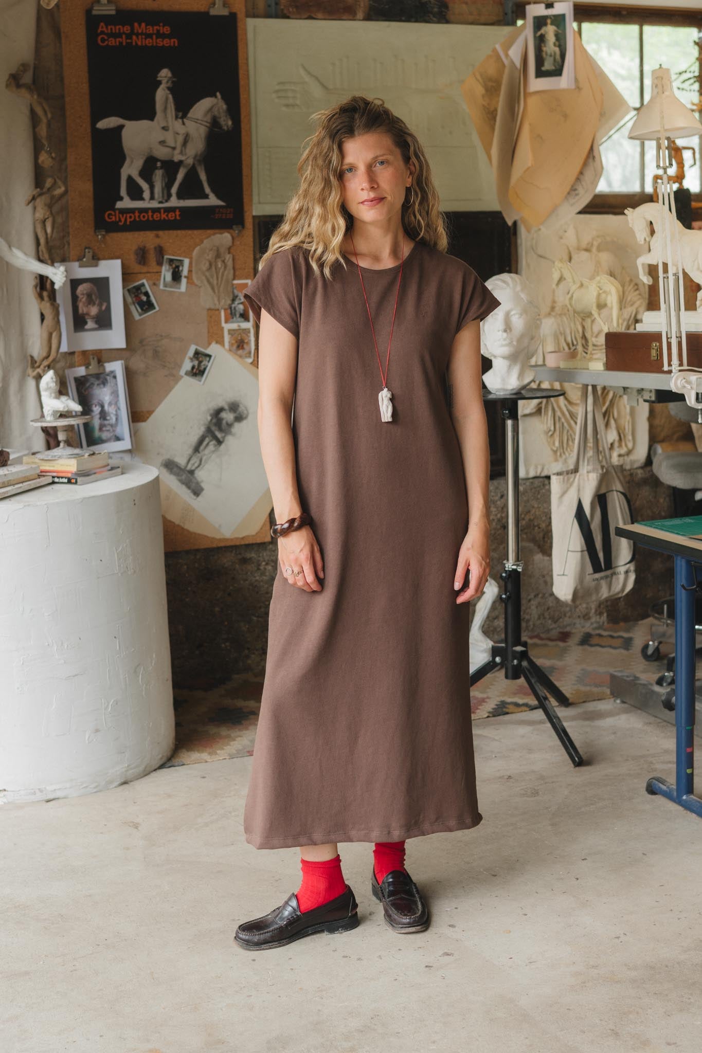 Cairo Dress (Updated) in Umber