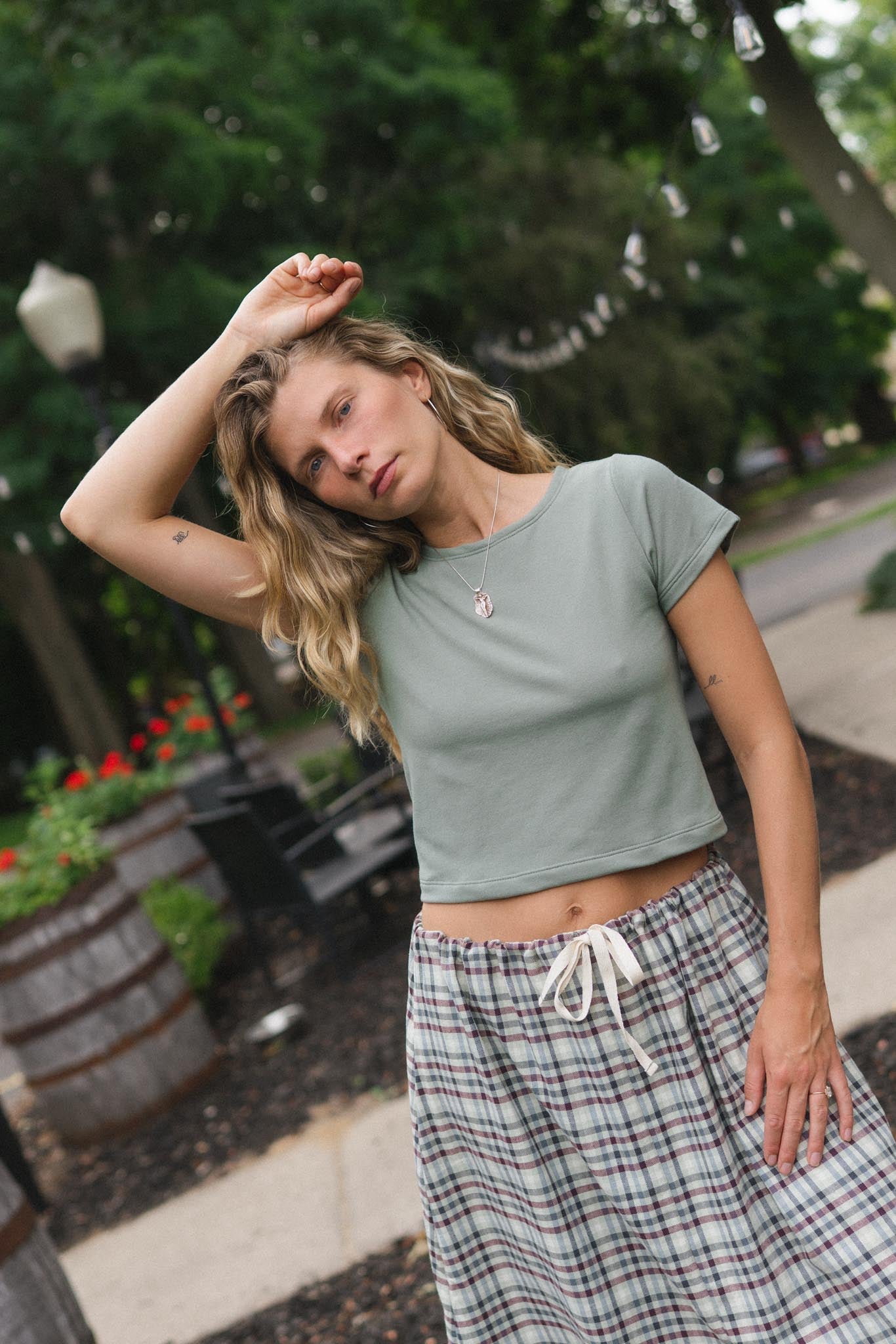 Eden Tee (Updated) in Pistachio