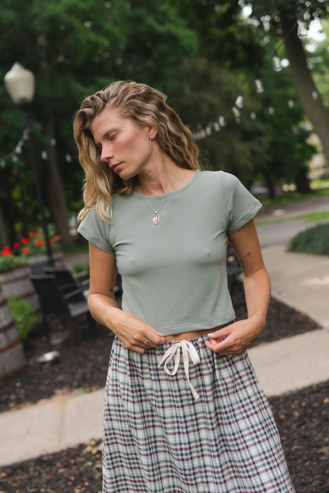 Eden Tee (Updated) in Pistachio