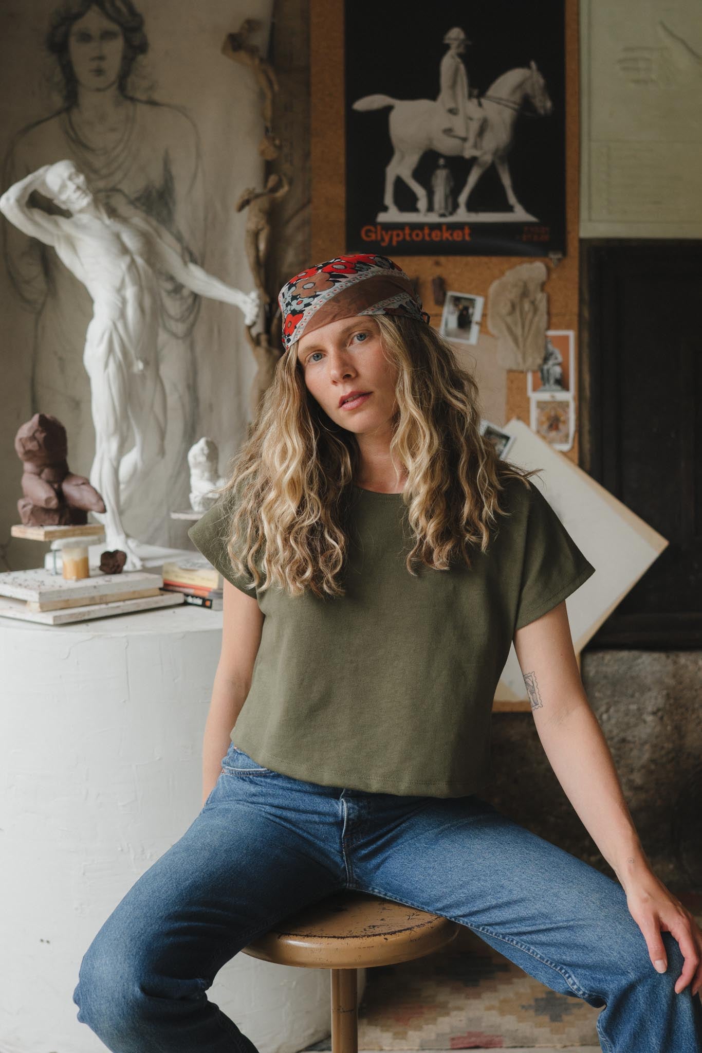 Saturday Tee (Updated) in Patina