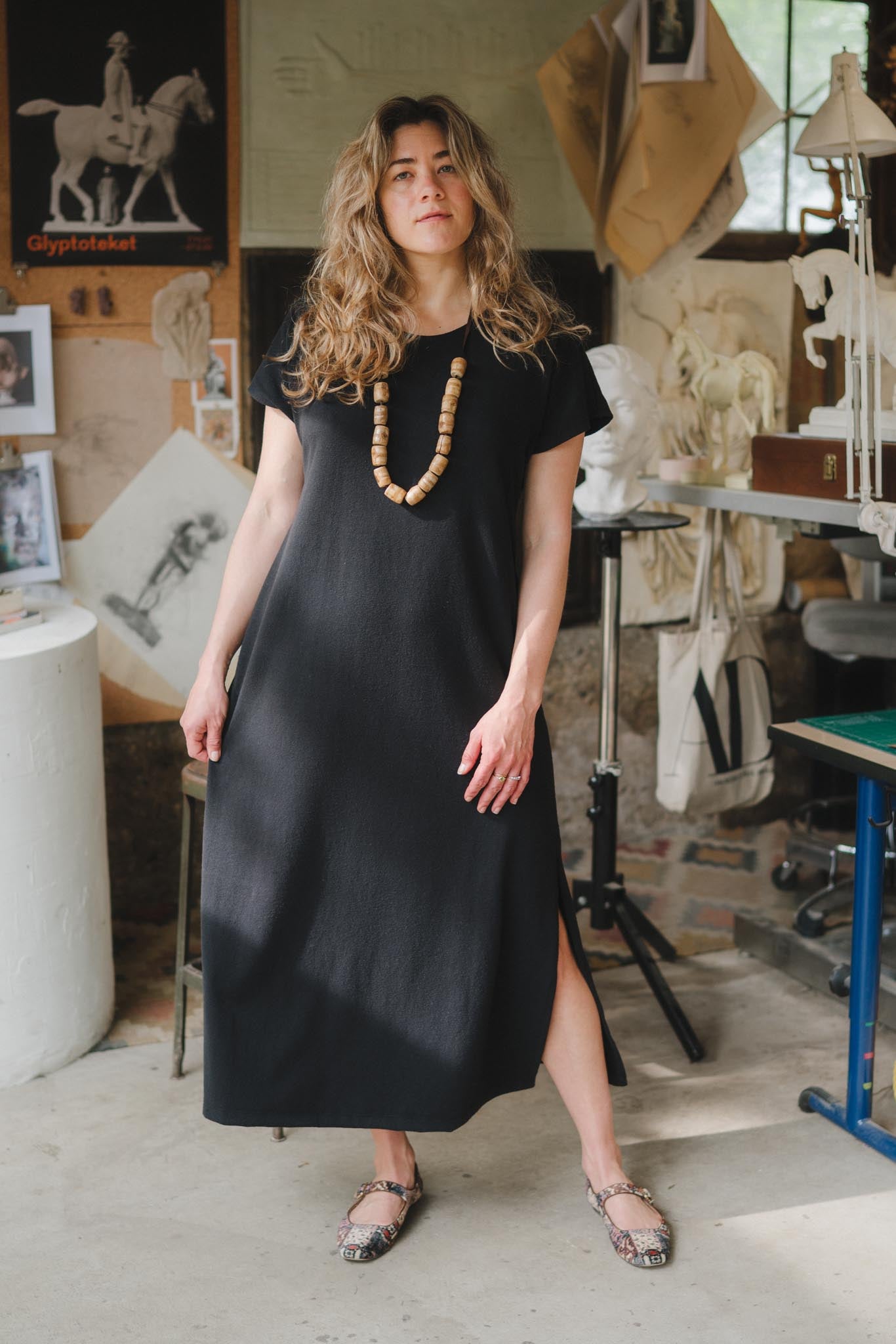 Cairo Dress (Updated) in Graphite