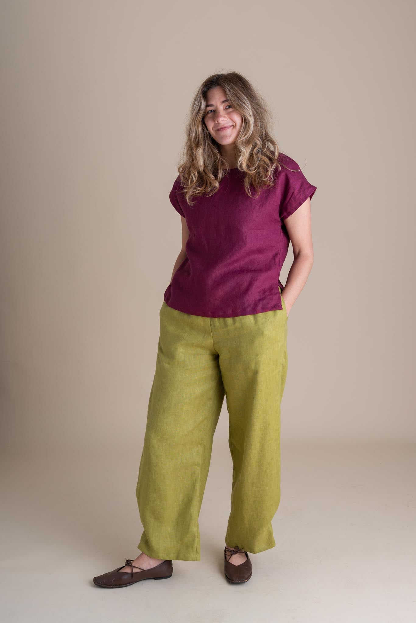 Crescent Moon Pants (Updated) in Citrus