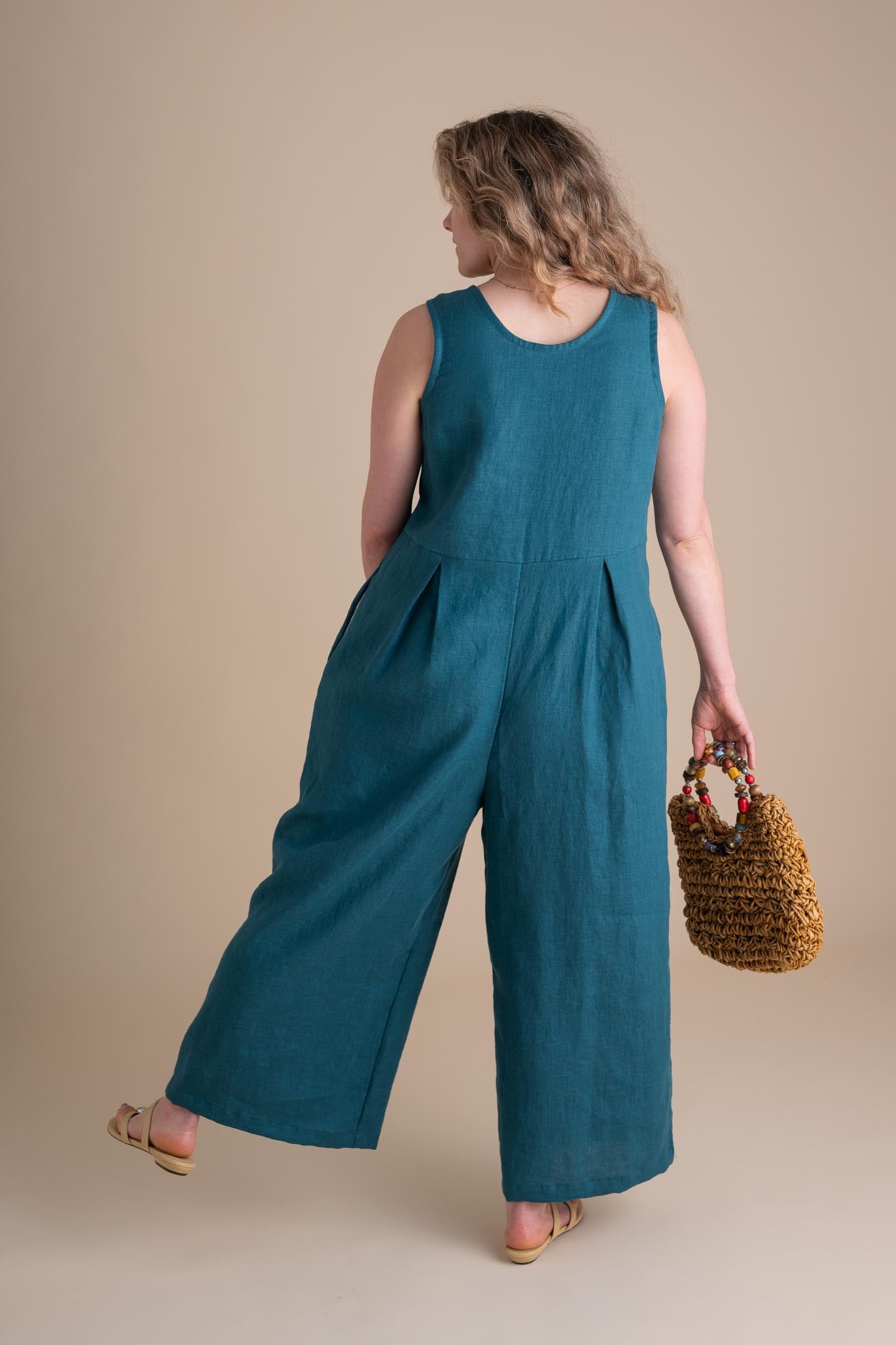 Terrace Jumpsuit (Updated) in Peacock