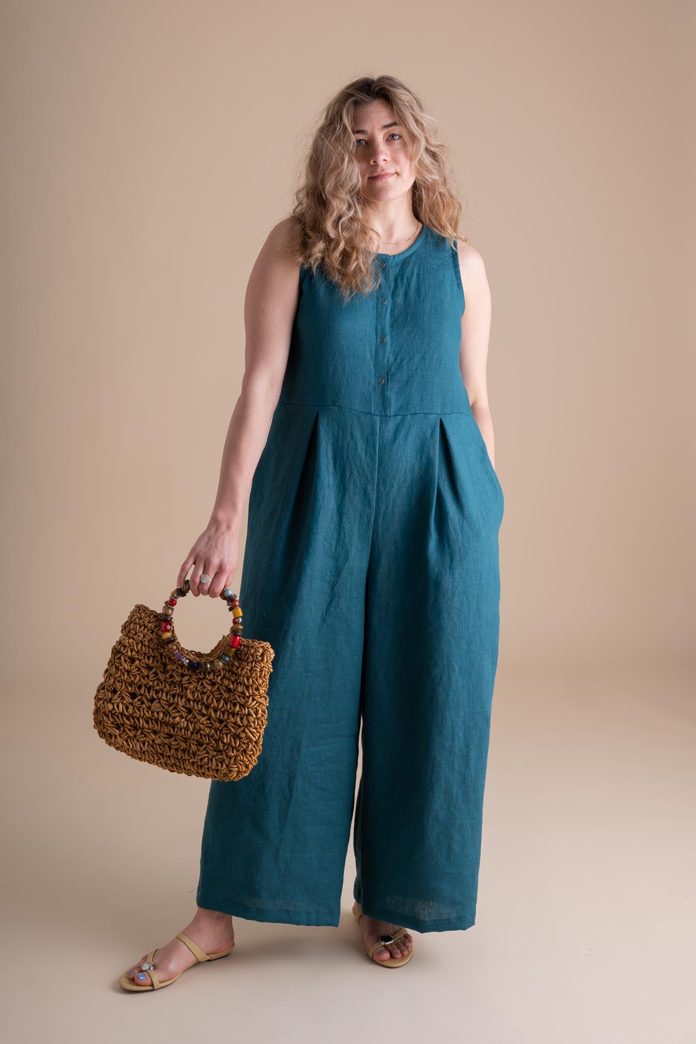 Terrace Jumpsuit (Updated) in Peacock