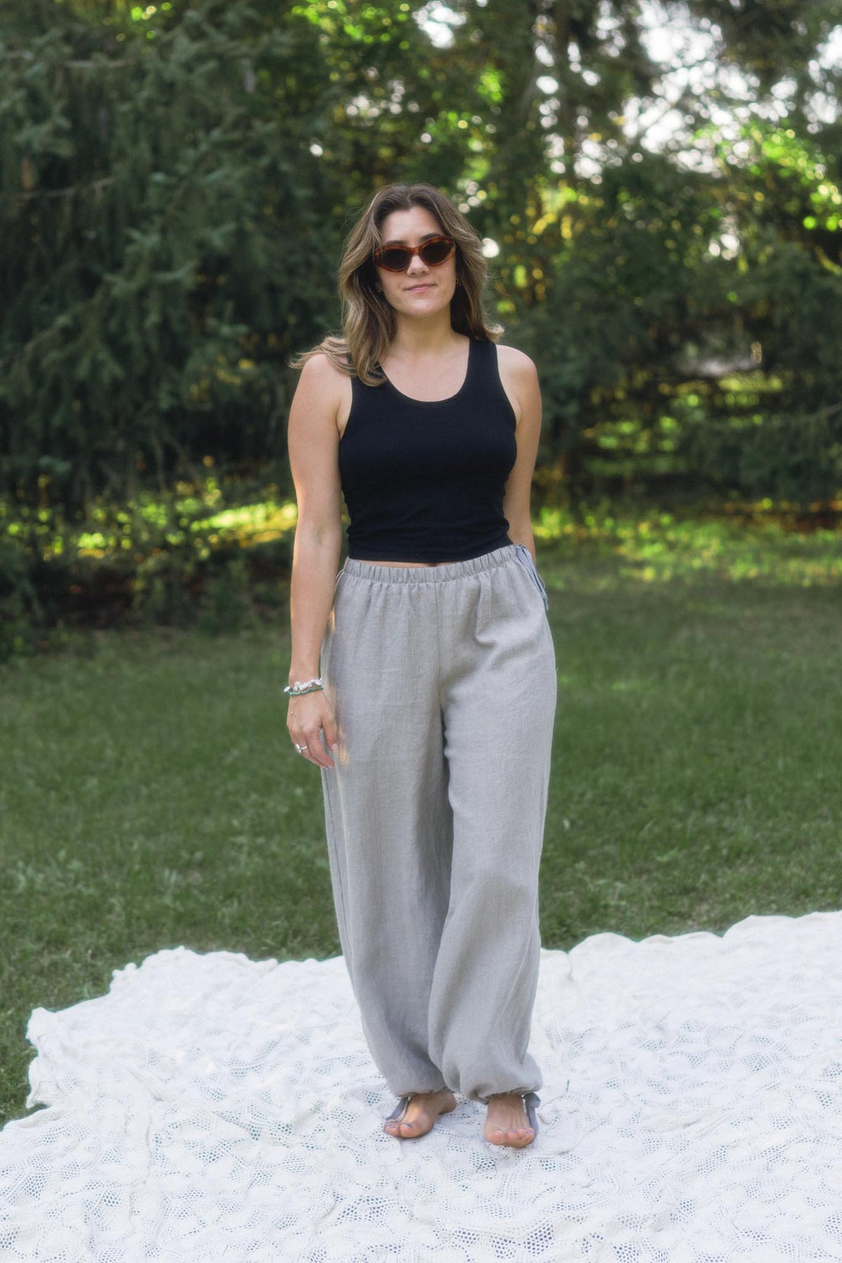 Vesper Pants in Pebble