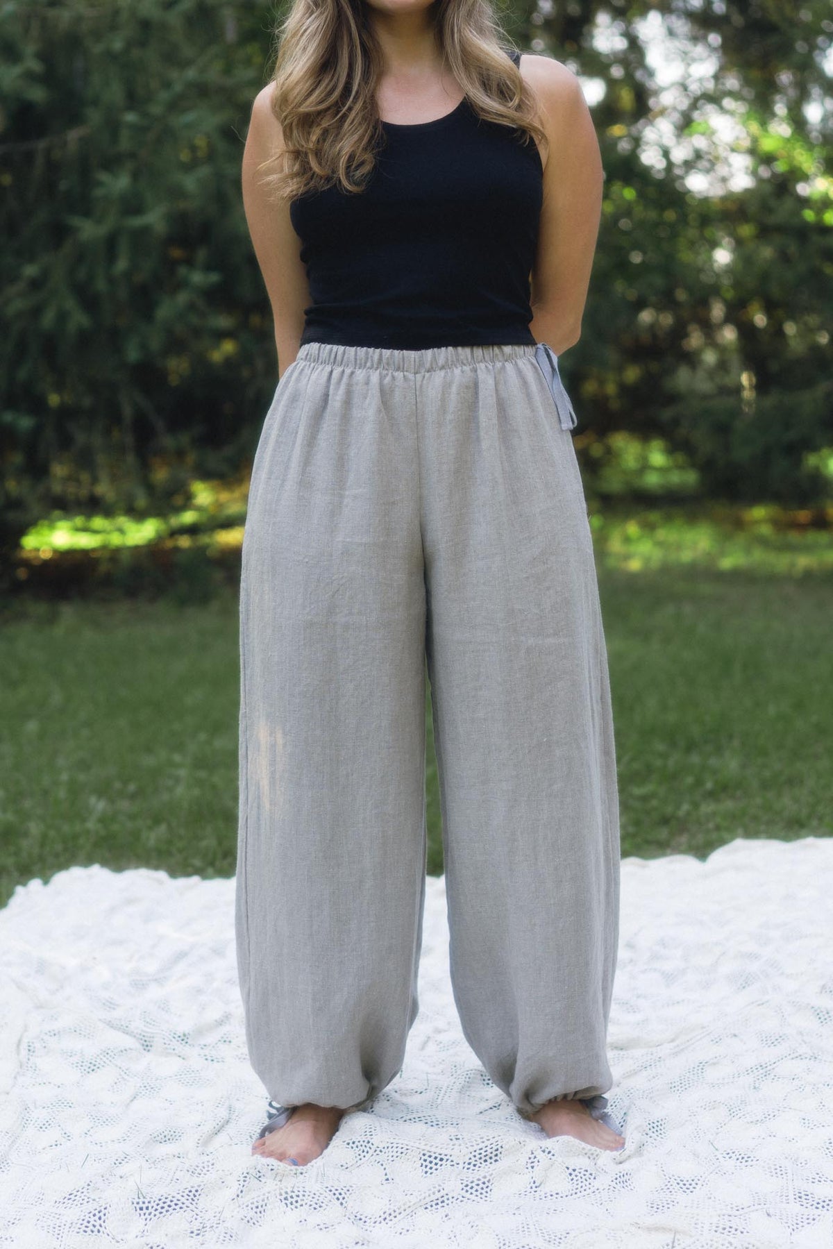 Vesper Pants in Pebble