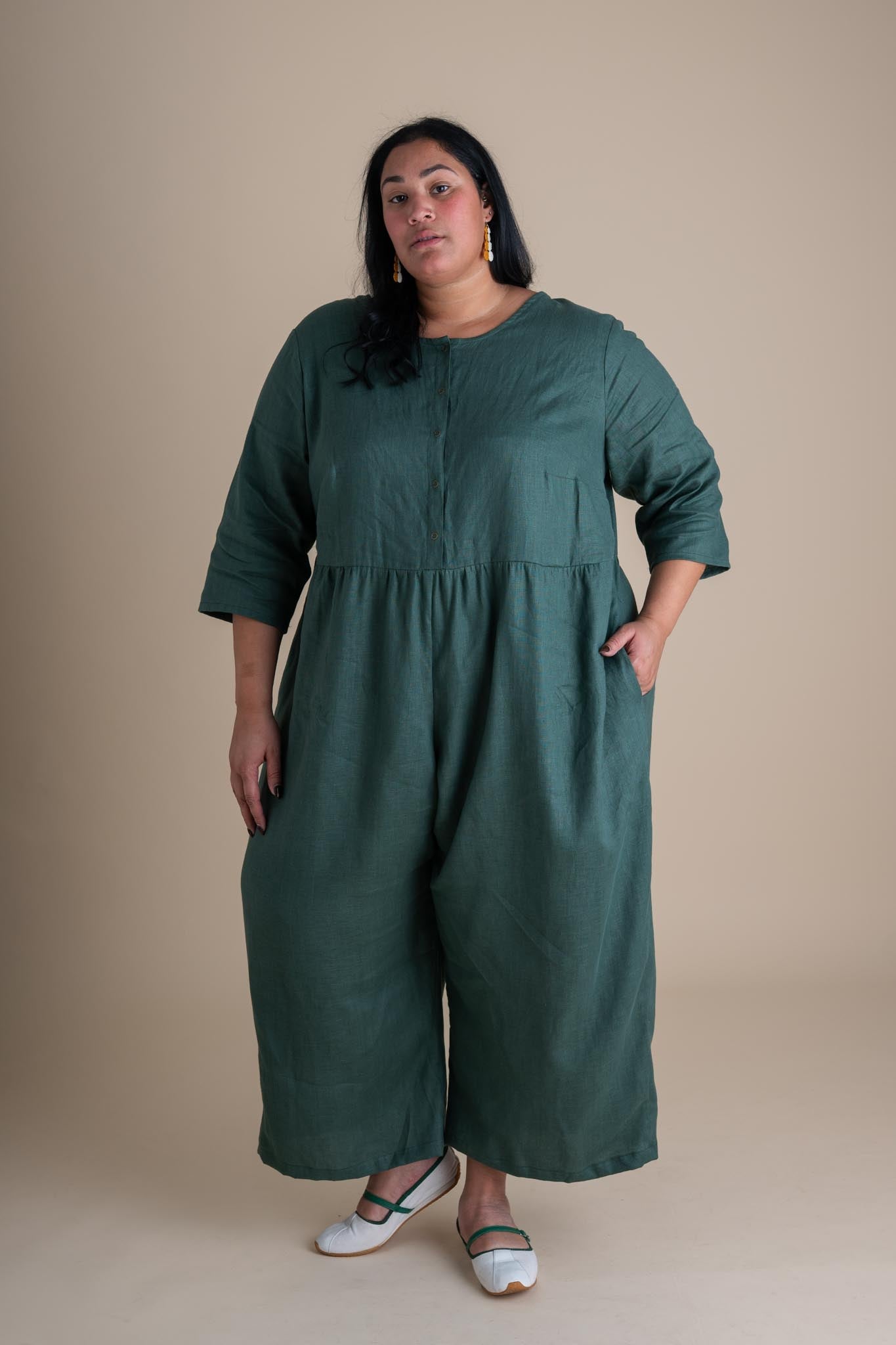 Ranch Jumpsuit (Updated) in Spruce