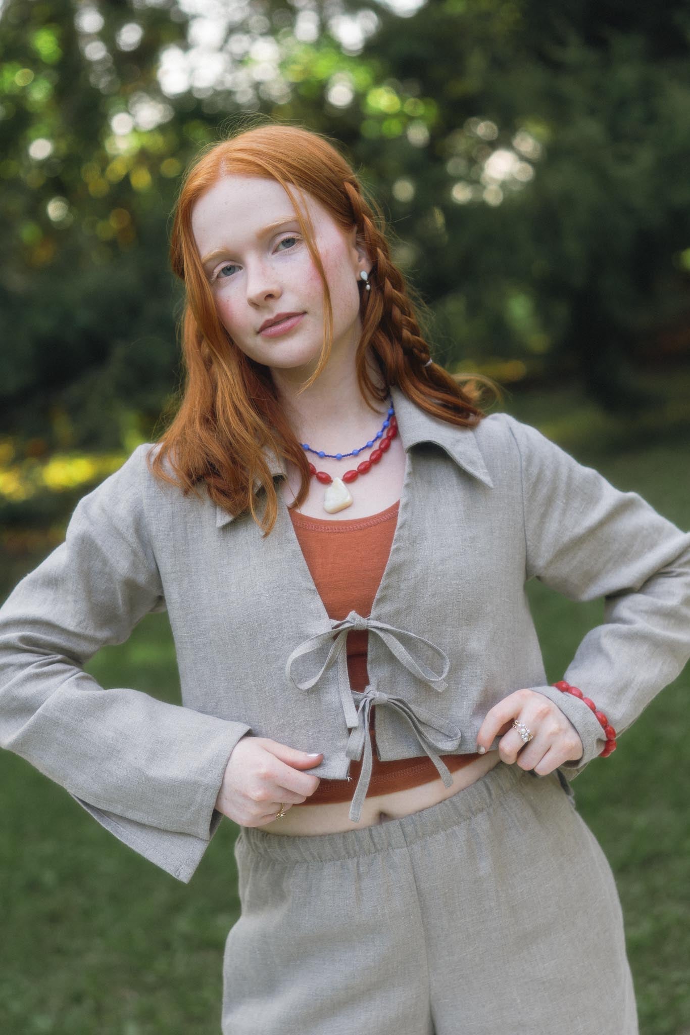 Brume Top in Pebble
