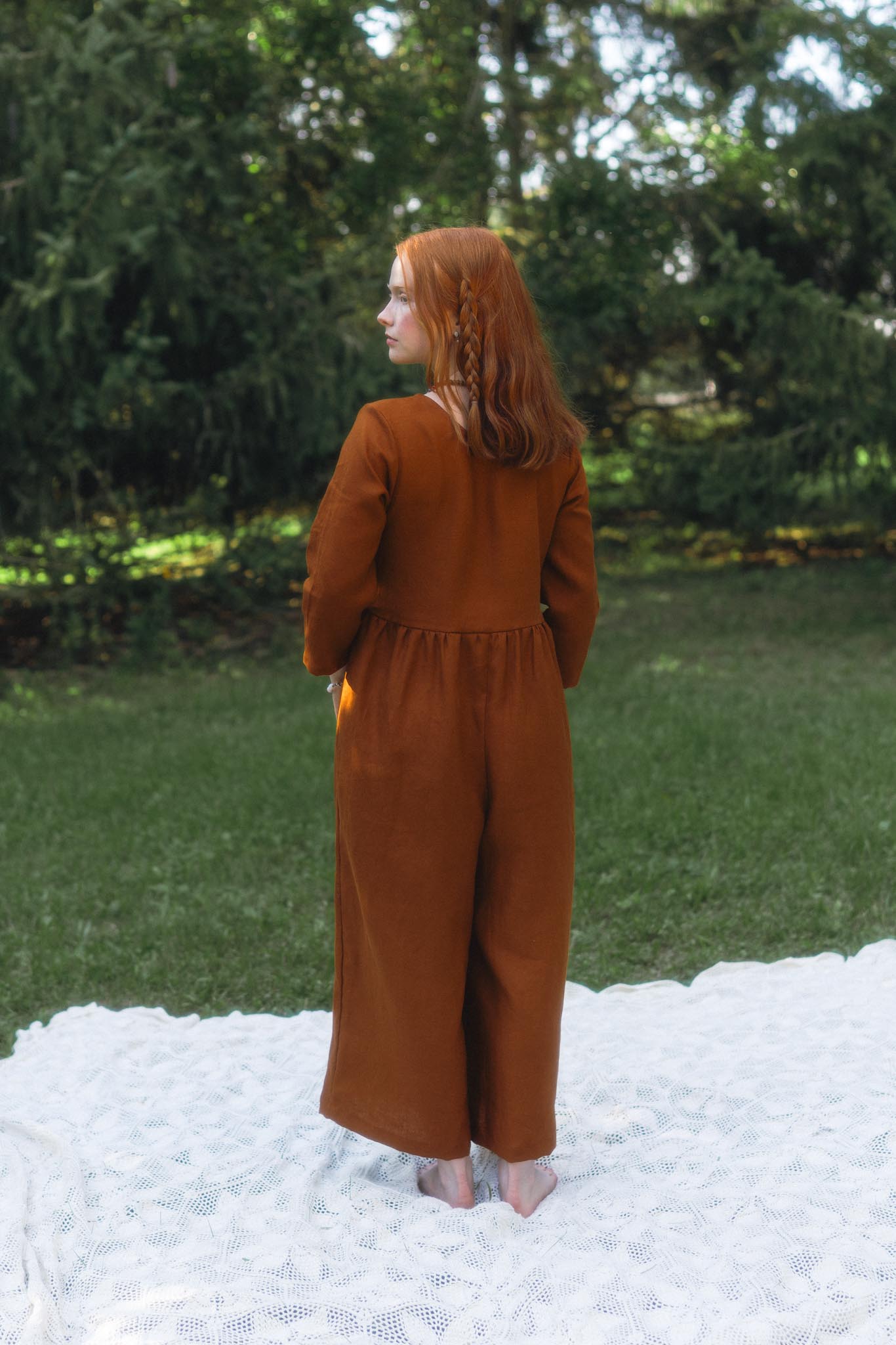 Ranch Jumpsuit (Updated) in Rust